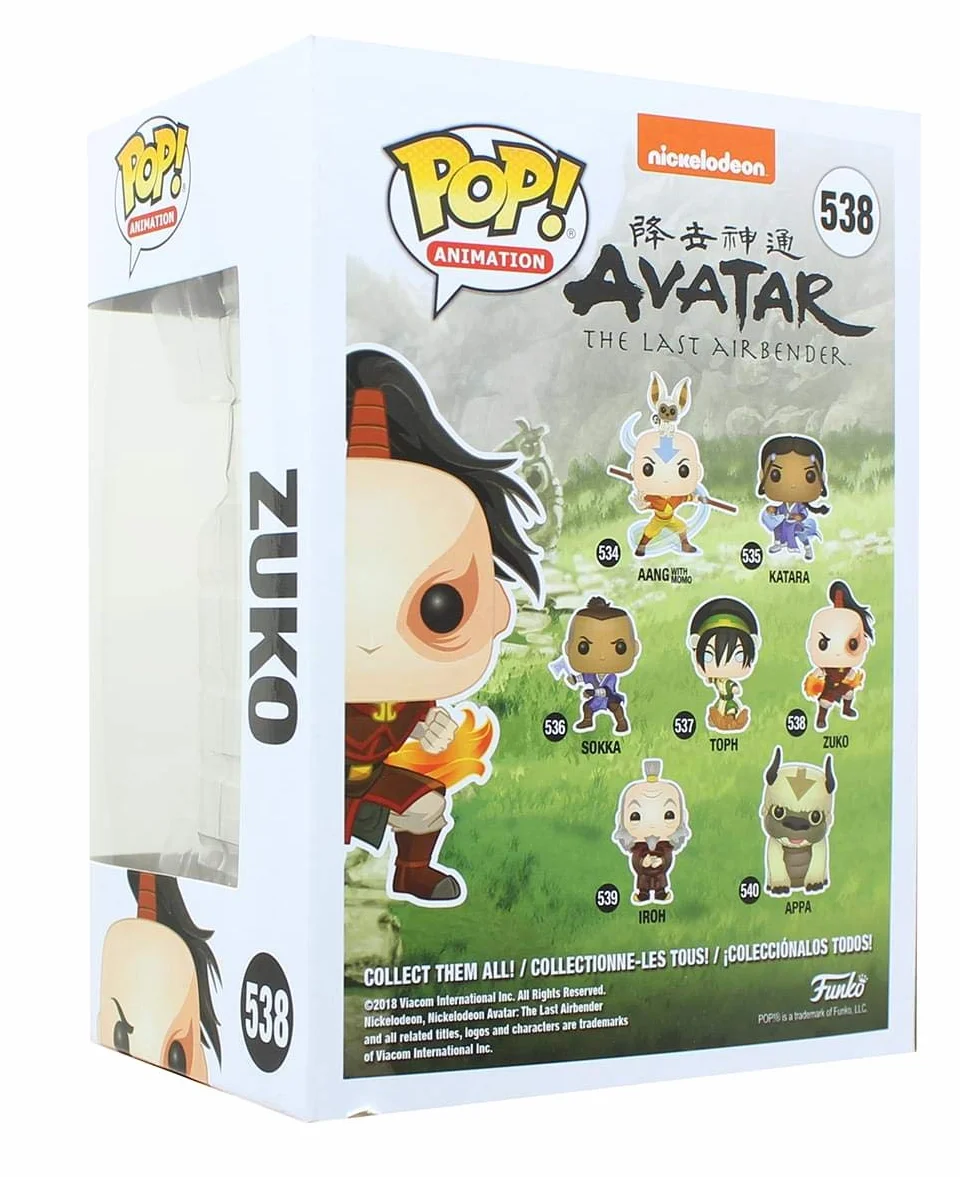 Funko Pop! Animacja: Avatar:TLA - Zuko Collectible Vinyl Figure