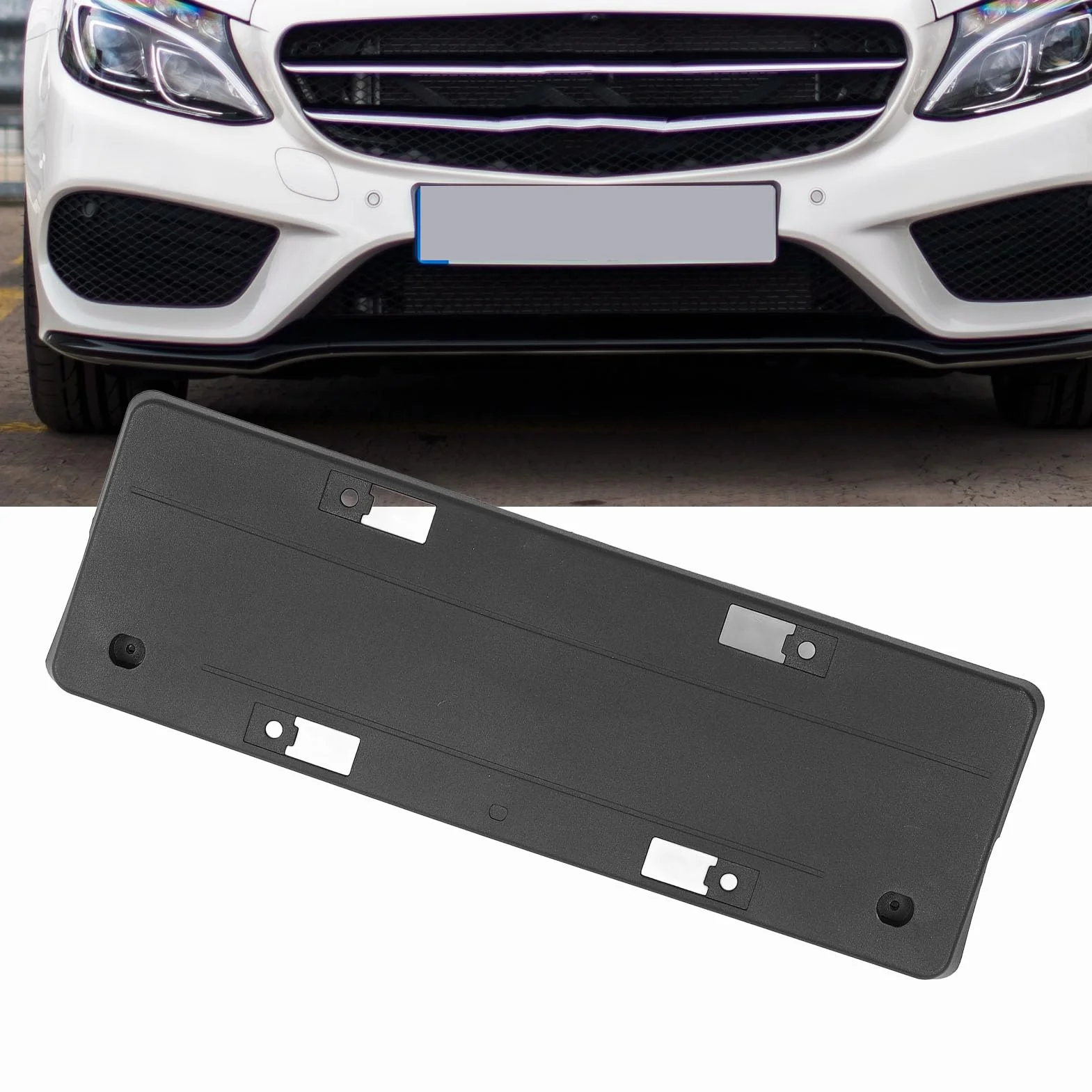 Uchwyt na tablicę rejestracyjną Mercedes Klasy C W205 2015-2018 OE 2058804900