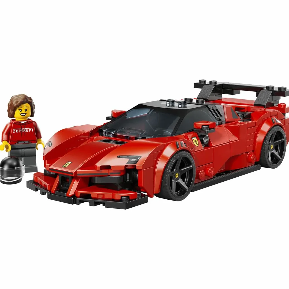 LEGO Speed Champions Samochód sportowy Ferrari SF90 XX Stradale, zabawka konstrukcyjna dla dzieci w wieku od 9 lat, pomysł na prezent dla chłopców, dziewczynek i miłośników samochodów 77254