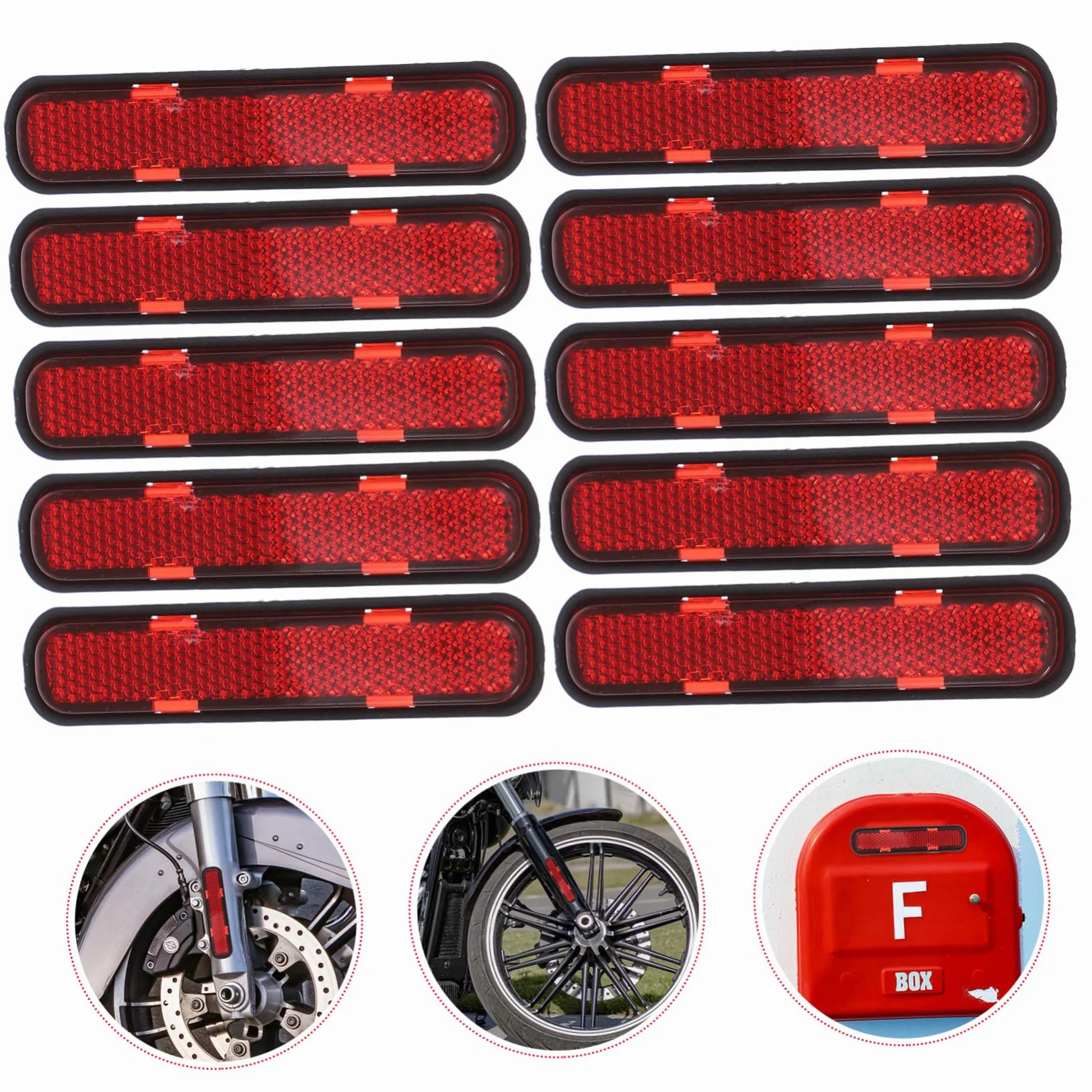 iplusmile 30 reflektor odblaski na podjazd odblaski rowerowe rowerowy odblaski samochodowe odblask do ogrodzenia samochód elektryczny przyczepa Arkusz odblaskowy motocykl