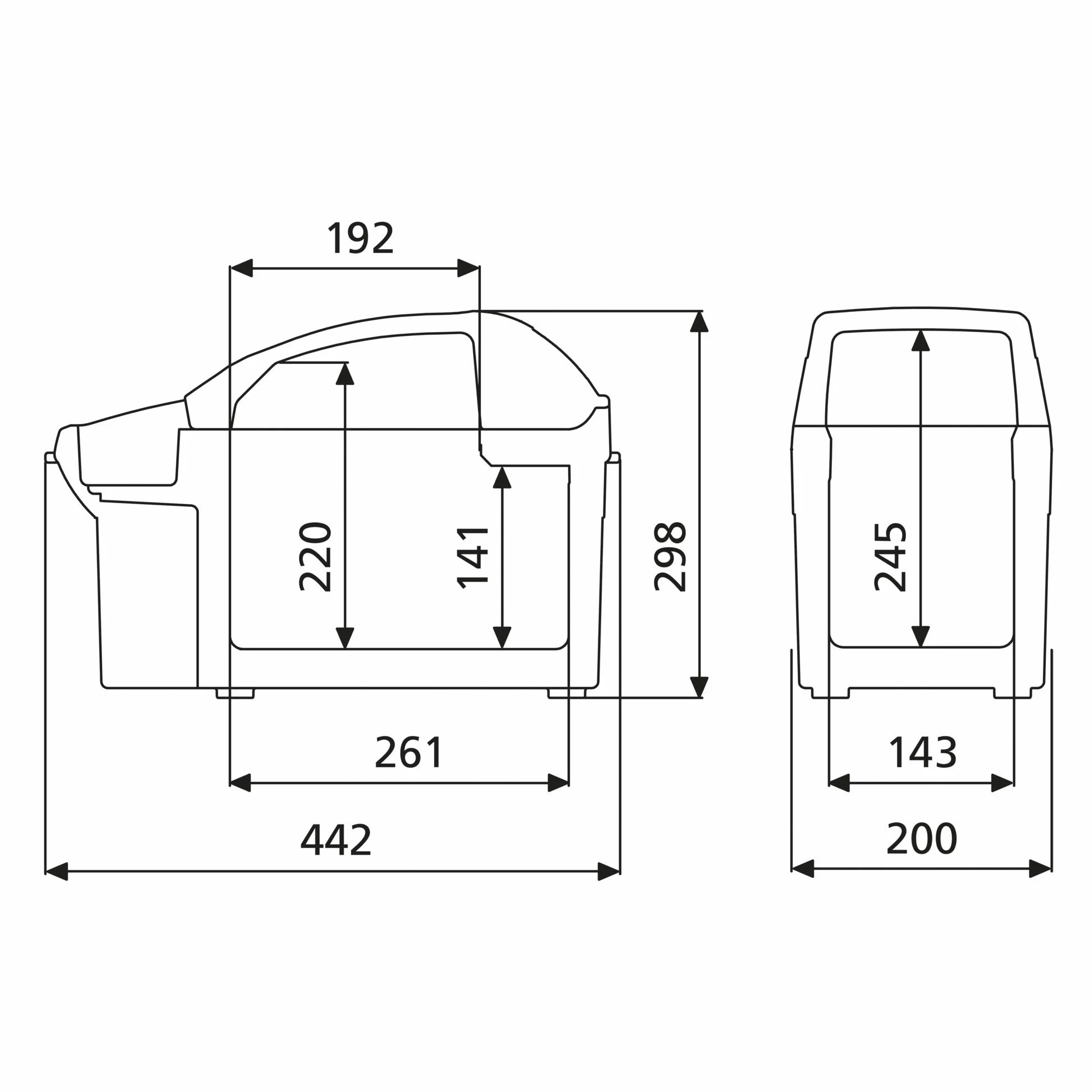 Dometic BordBar TB 08 przenośna termoelektryczna lodówka grzałka 8 litrów 12 V