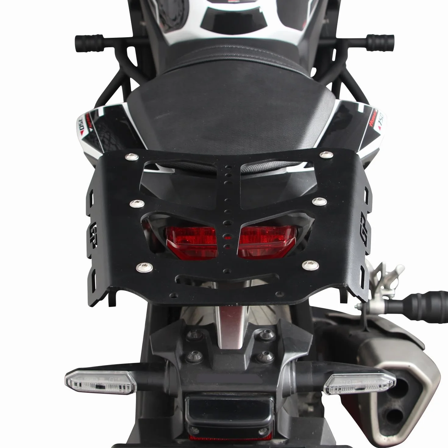 GP Kompozit Tylny bagażnik kompatybilny z CB750 Hornet 2023 Czarny