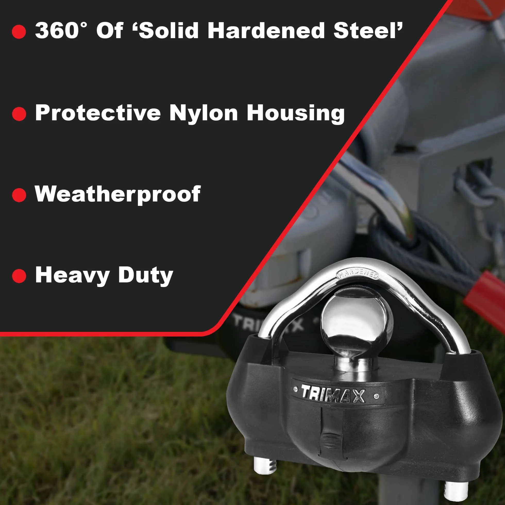 Trimax UMAX100 Uniwersalny zamek łączący czarny