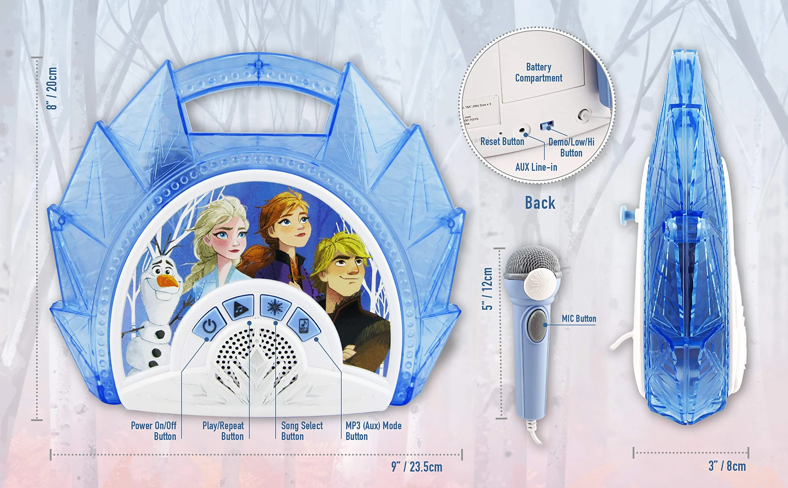 Ekids FR-115.11MV9M Urządzenie Do Karaoke, Wielokolorowy