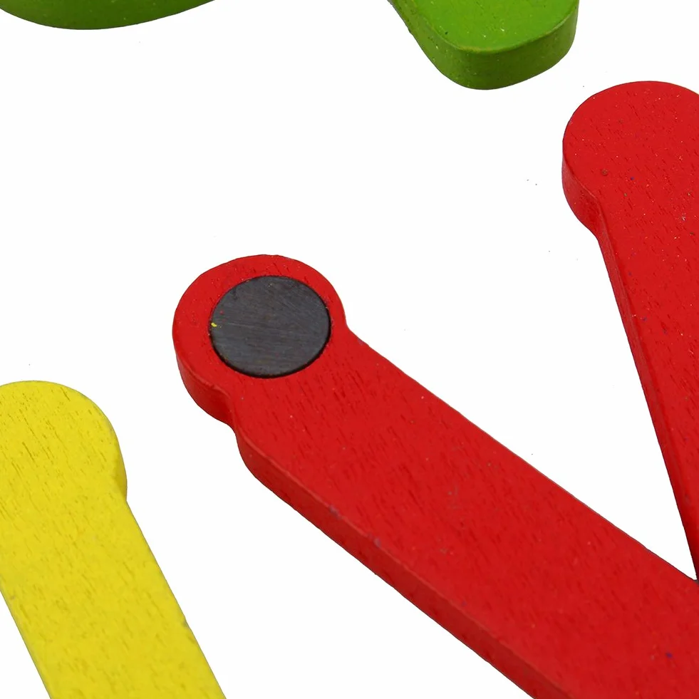 Magnesy na lodówkę dla Małych Dzieci, 26 Sztuk Zestaw Liter od A do Z Dzieci Drewniany Alfabet Magnes na lodówkę Zabawka Edukacyjna dla Dzieci