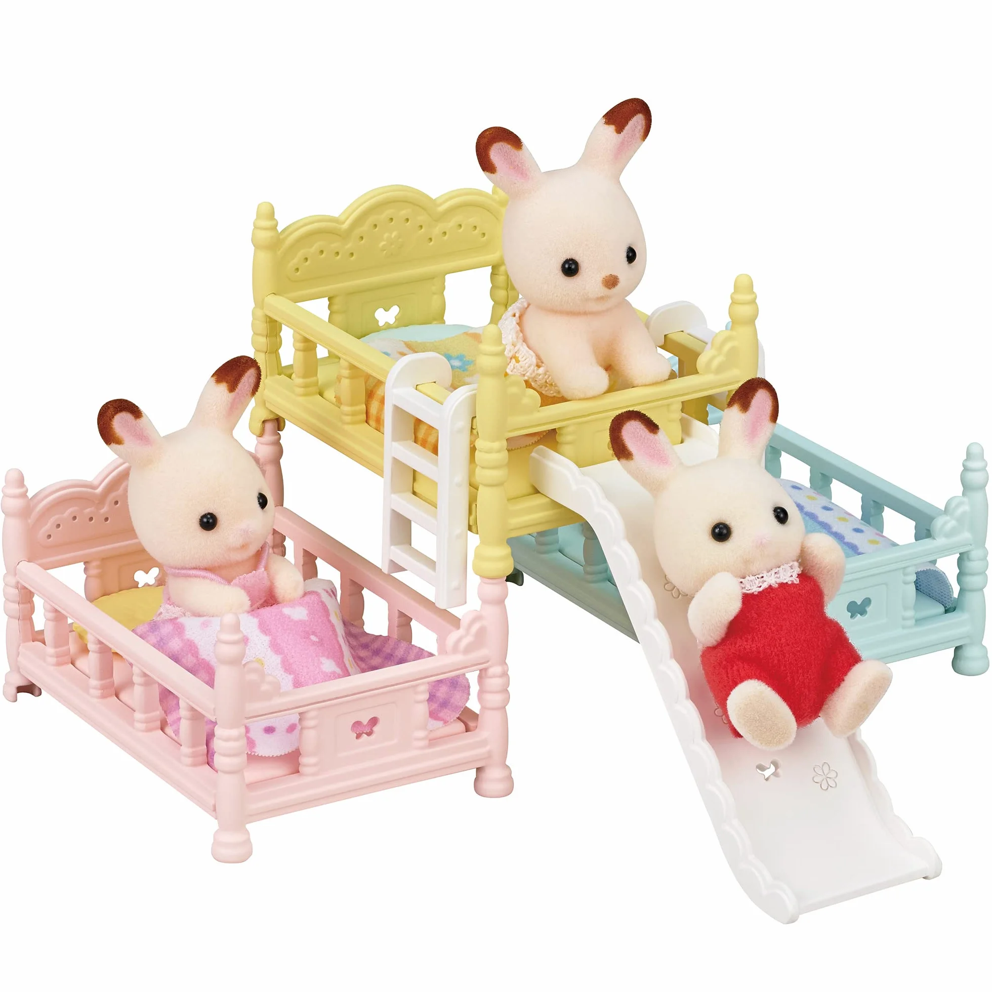 Sylvanian Families - 5741 Potrójne łóżko - Zestaw do zabawy
