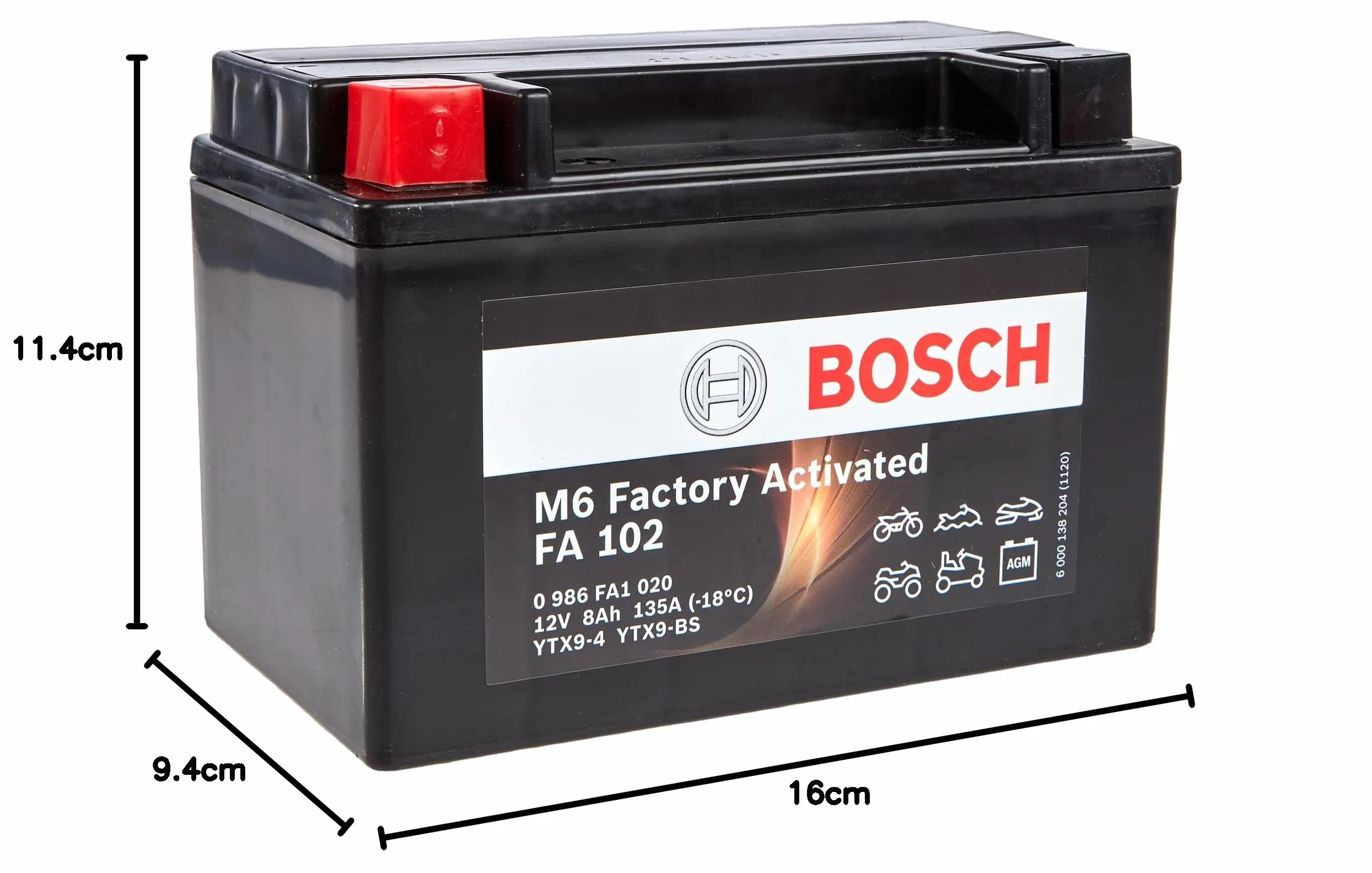 BOSCH Akumulator 12V 8Ah 135A