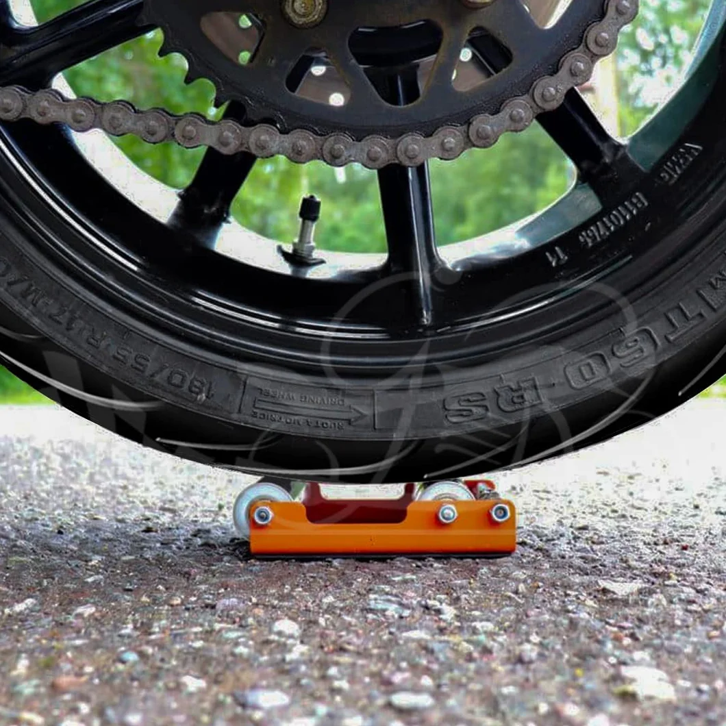 Grand Pitstop Stojak z wałkami do czyszczenia opon i smarowania łańcuchów GRoller M motocykl 220 kg szerokość opon 180 mm