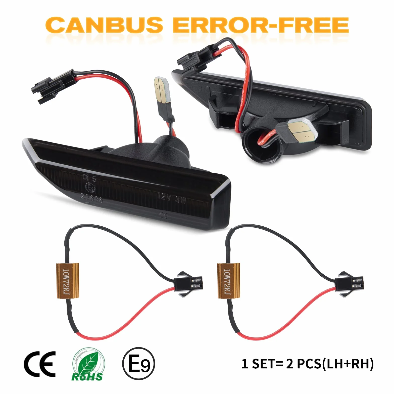 Kierunkowskaz boczny LED BMW Mini Cooper Countryman F60 18 SMD bursztynowy