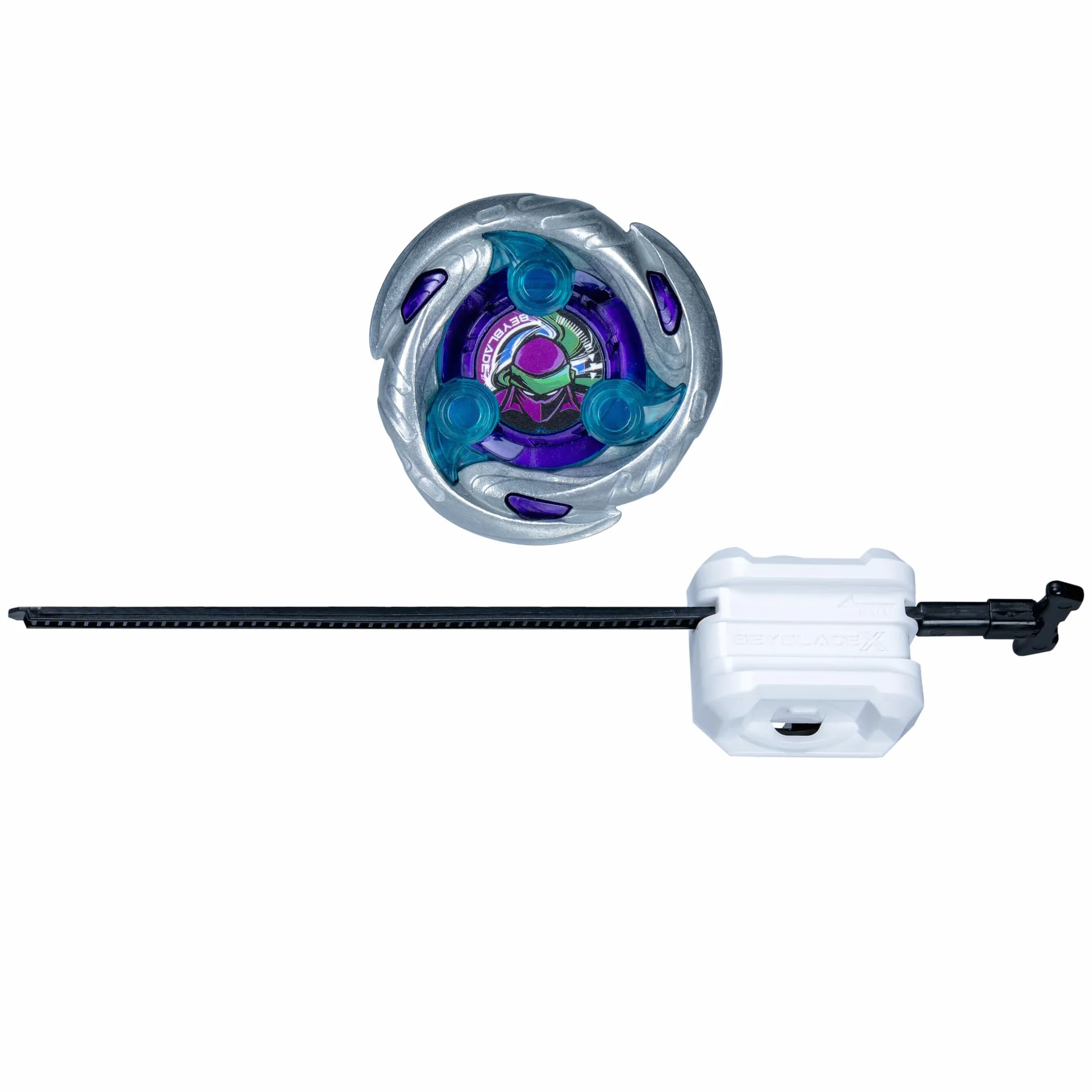 Pakiet startowy Beyblade X Shadow Shinobi 1-80MN UX z bączkiem i wyrzutnią