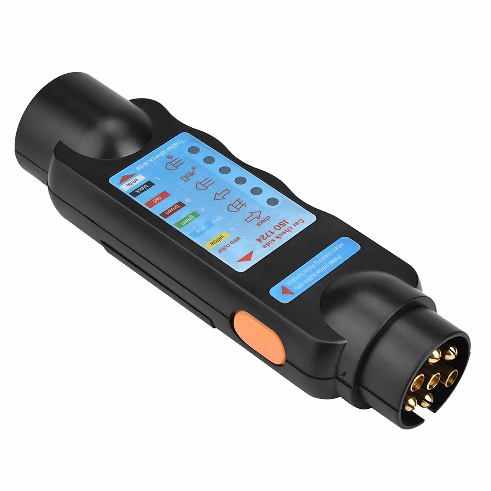 Tester wtyczki przyczepy 7 pin 13 Pin 12 V do europejskich przyczep