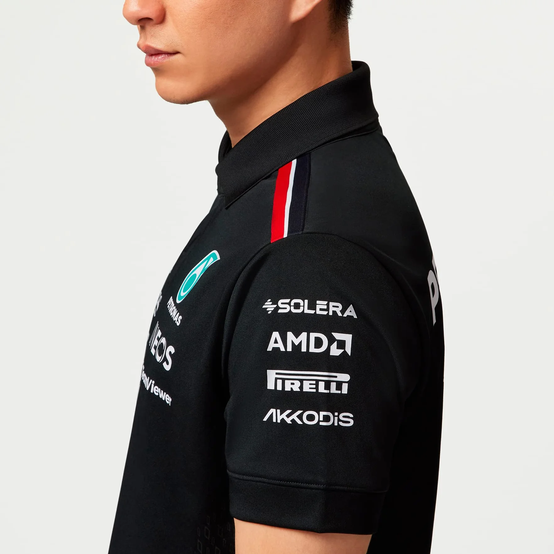 Mercedes AMG Petronas Formula One Team 2023 Team Polo czarna