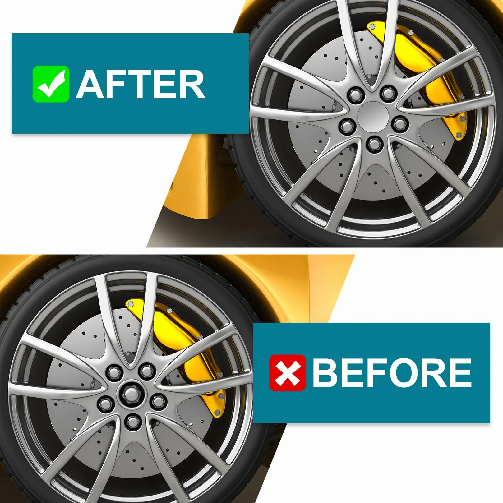 Uniwersalne Dekielki do Felg 60mm ABS VW BMW Mercedes Audi Zestaw 4 szt.