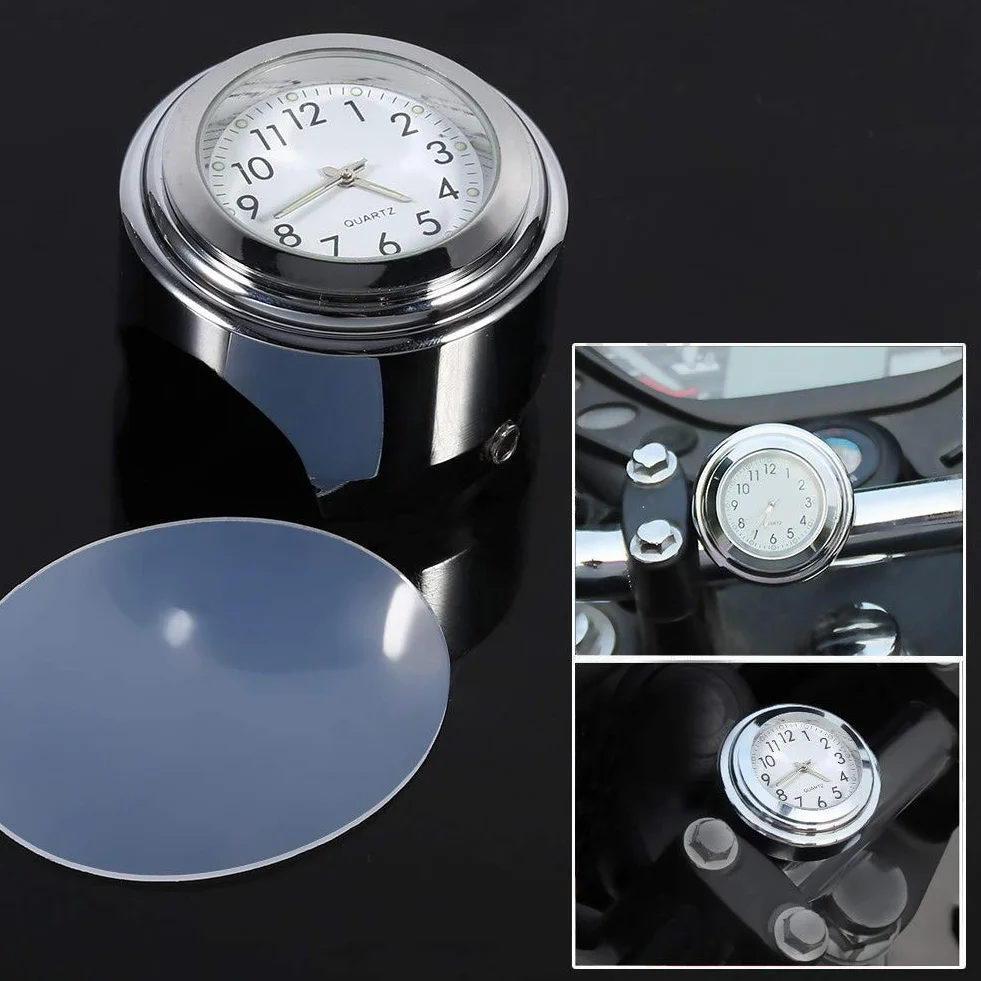 Uchwyt na Kierownicę do Zegarka Motocyklowego 7/8" 1" Tbest Biały