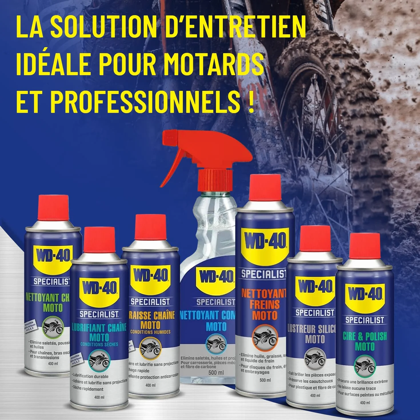 WD-40 Specialist Motorbike Środek do czyszczenia hamulców 500 ml