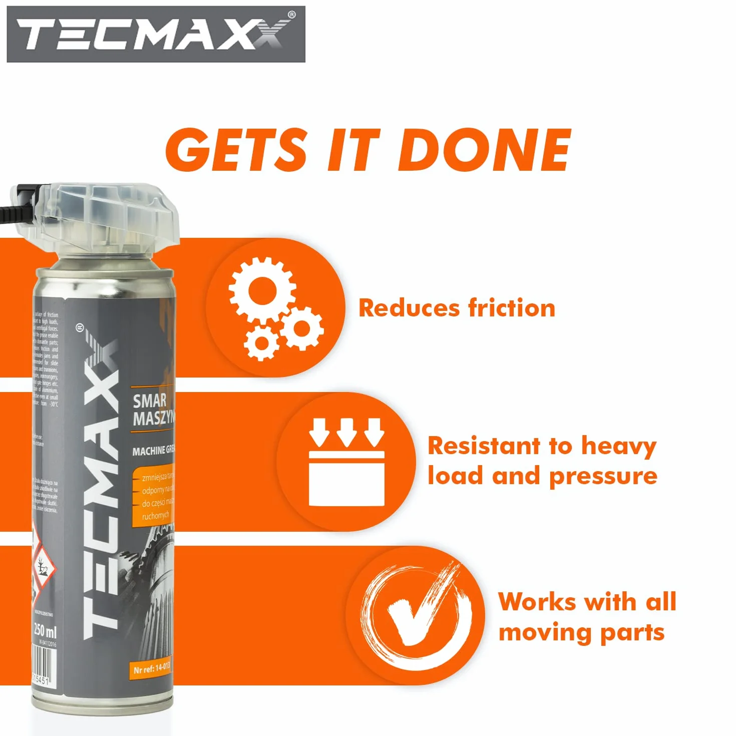 TECMAXX Smar maszynowy z aplikatorem 250 ml – wydajny smar olej smarowy tłumienie drgań