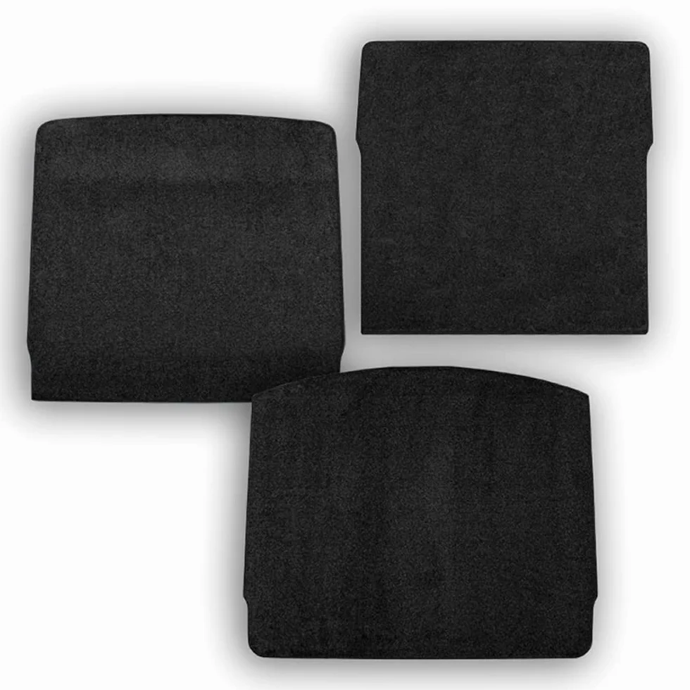 AUTOSTYLE CK SSK19V welurowa mata do bagażnika odpowiednia do Skoda Octavia III Combi 2013-2017 i 2017-2020 (Ambition), czarna