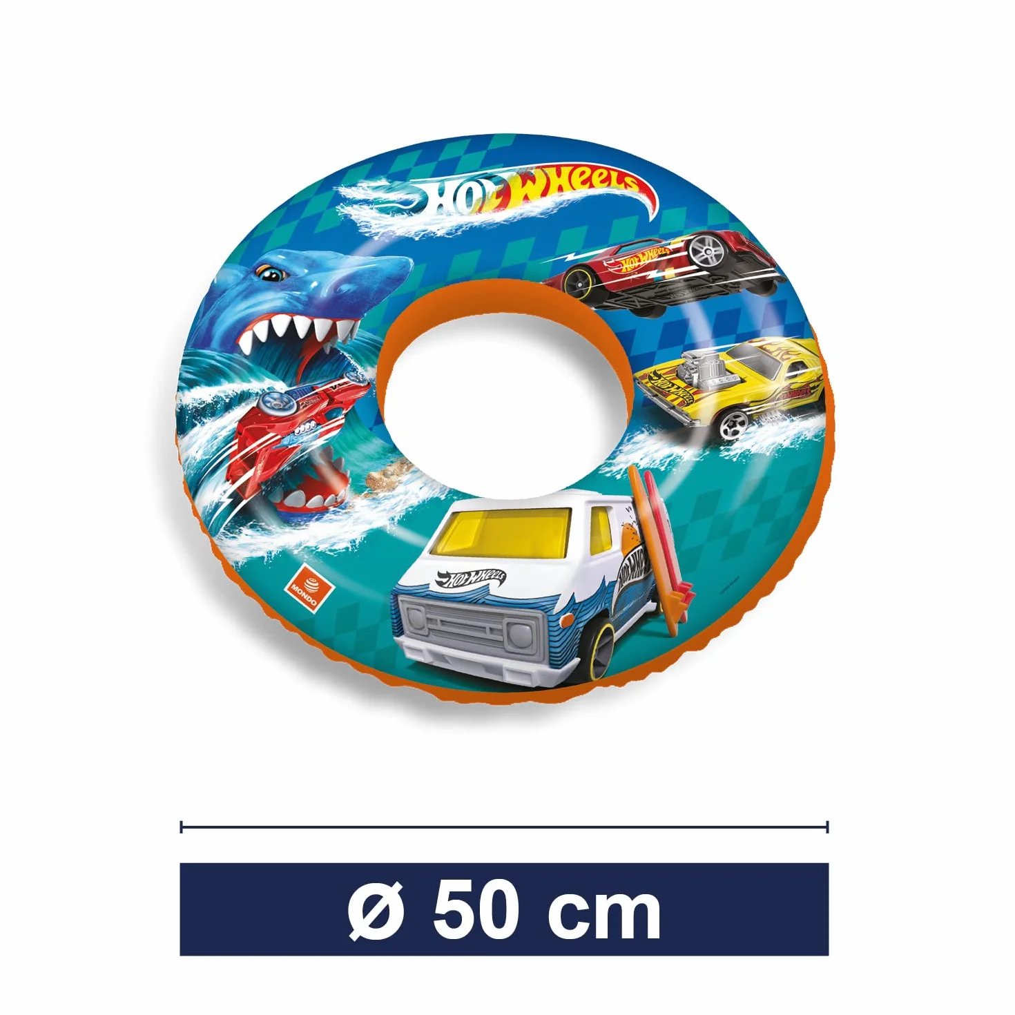 Mondo - Float Hot Wheels (Ø 50 cm), 16876, wielokolorowe, jeden rozmiar
