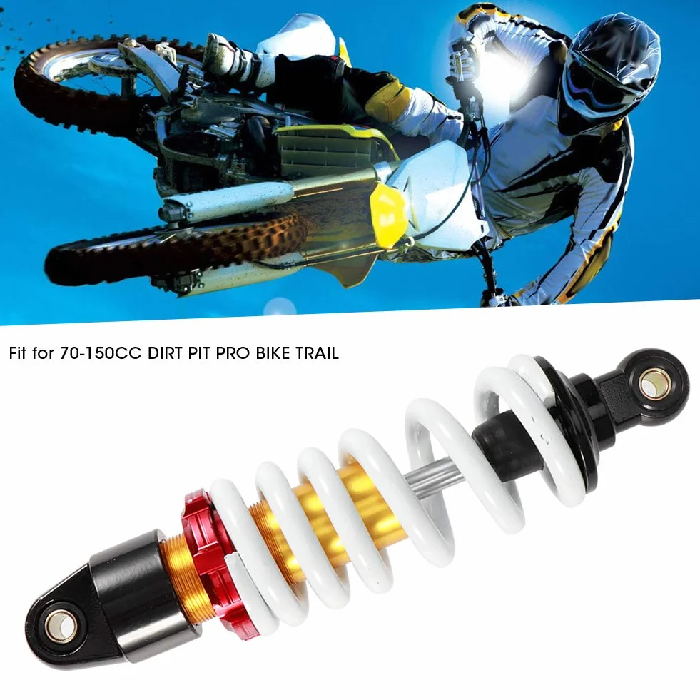 Qiilu 260mm Amortyzator, amortyzator tylny Amortyzator zawieszenia dla DIRT PIT PRO BIKE TRAIL
