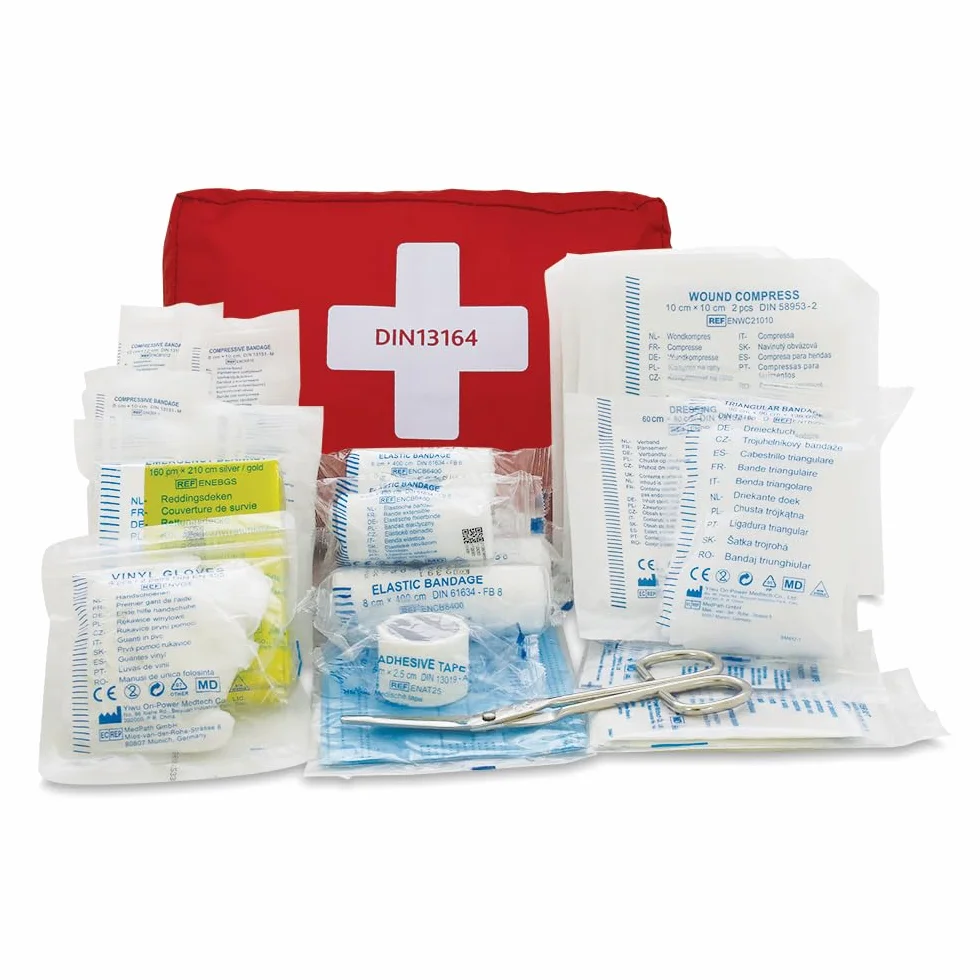 Reliance Medical Zestaw pierwszej pomocy DIN 13164 23-częściowy czerwona torba