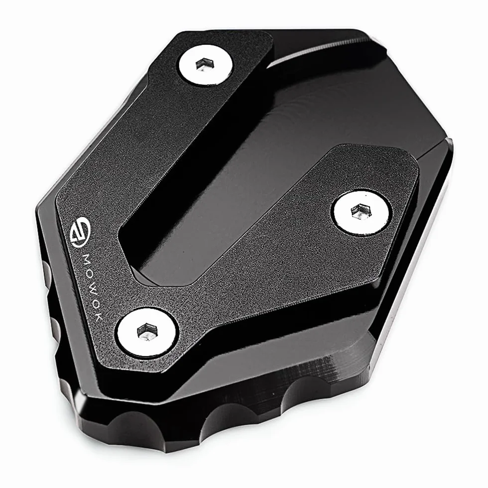 MOWOK przedłużenie podpórki bocznej do motocykla MT07 MT09 TRACER 9 GT 7GT 900GT 700GT XSR 700 900 R7 R125 FZ6 XJ6 MT-125 MT-09 SP 2024 czarny