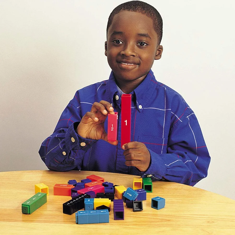 Learning Resources Fraction Tower Kostki Fraction 51-Szt Pakiet