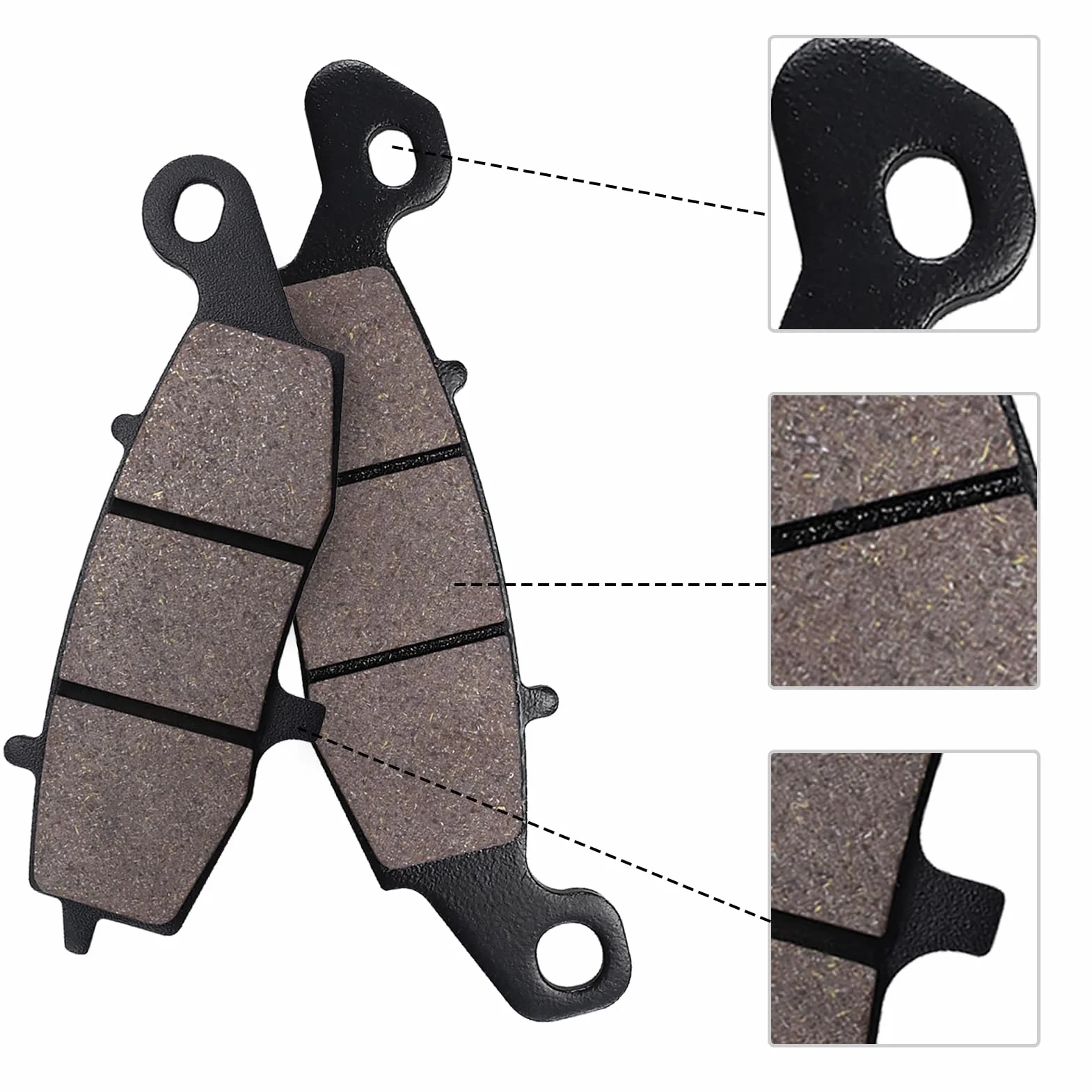 Klocki hamulcowe przednie tylne do Kawasaki ZR-7 ZR750 1999-2004 ZR7-S 2001-2005