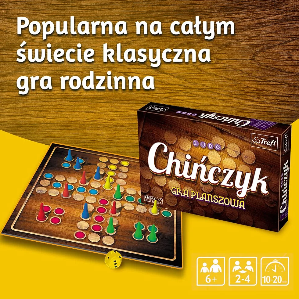 Trefl Chińczyk Gra Planszowa dla Dzieci od 6 lat