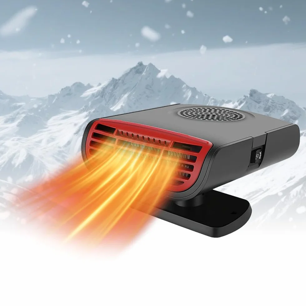 Ogrzewanie samochodowe 12 V 150 W 2 w 1 Odmrażacz szyby przedniej 360°