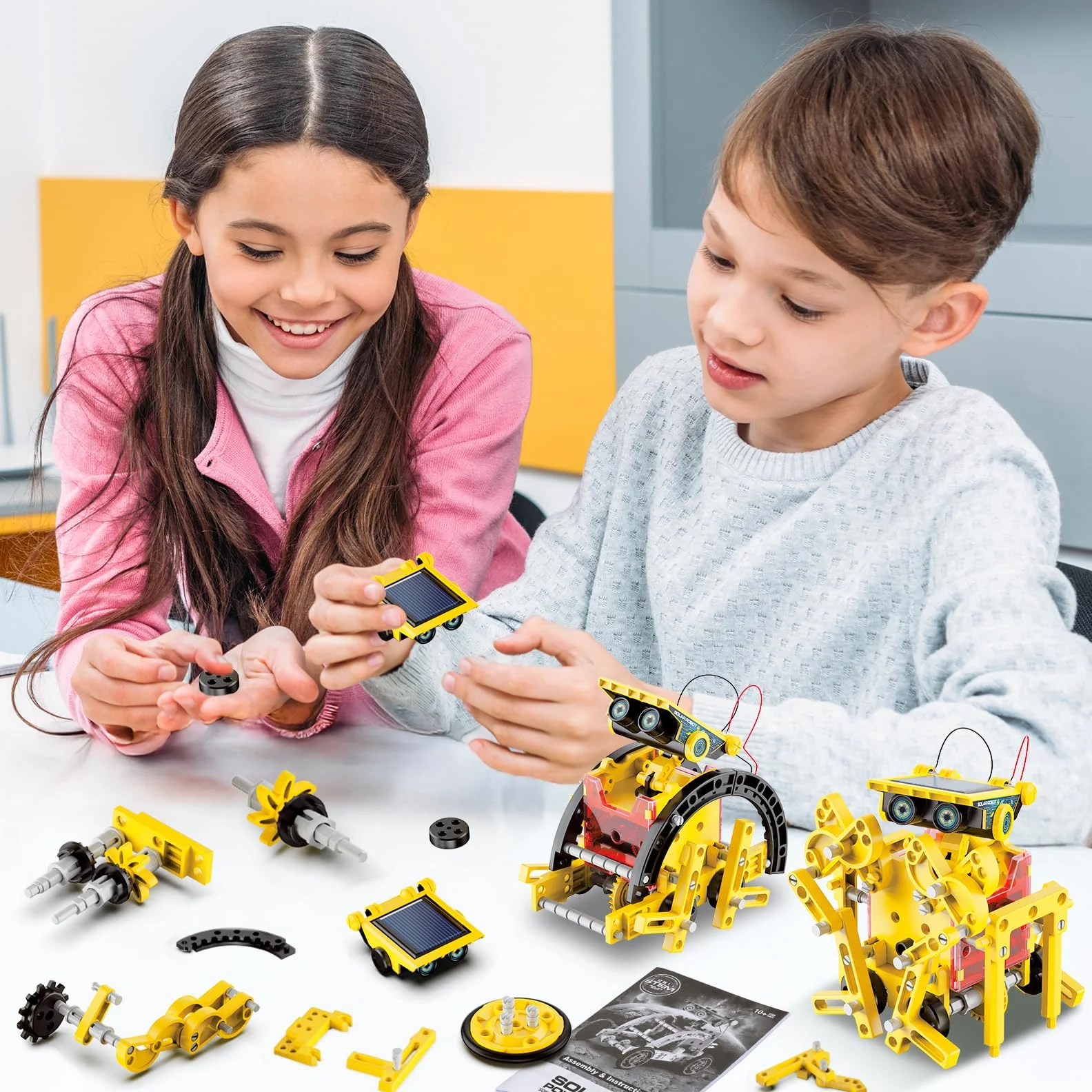 Hot Bee STEM Zabawka Robota, Zabawki dla Chłopców Wieków 8-12, Prezenty i Zestawy Naukowe