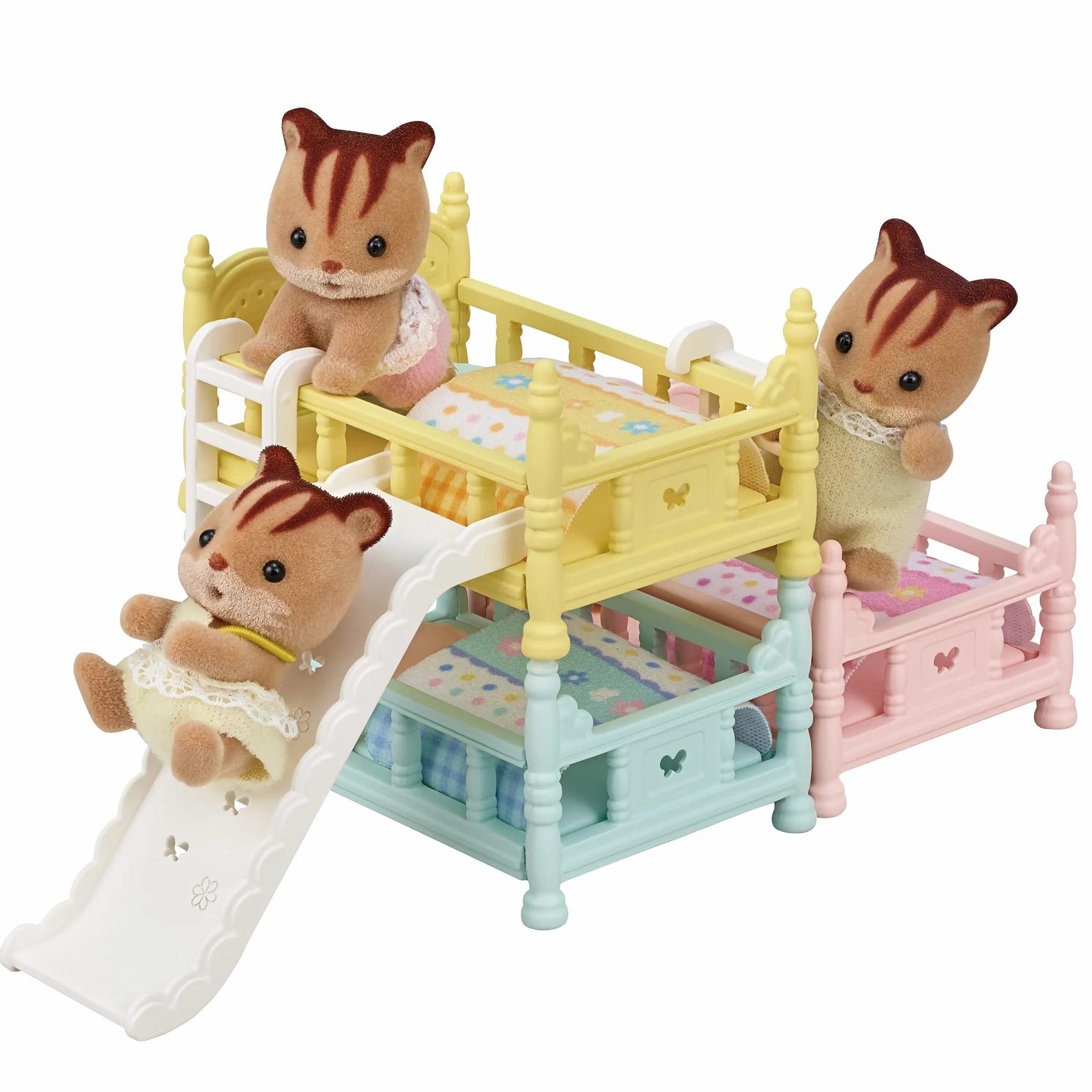 Sylvanian Families - 5741 Potrójne łóżko - Zestaw do zabawy