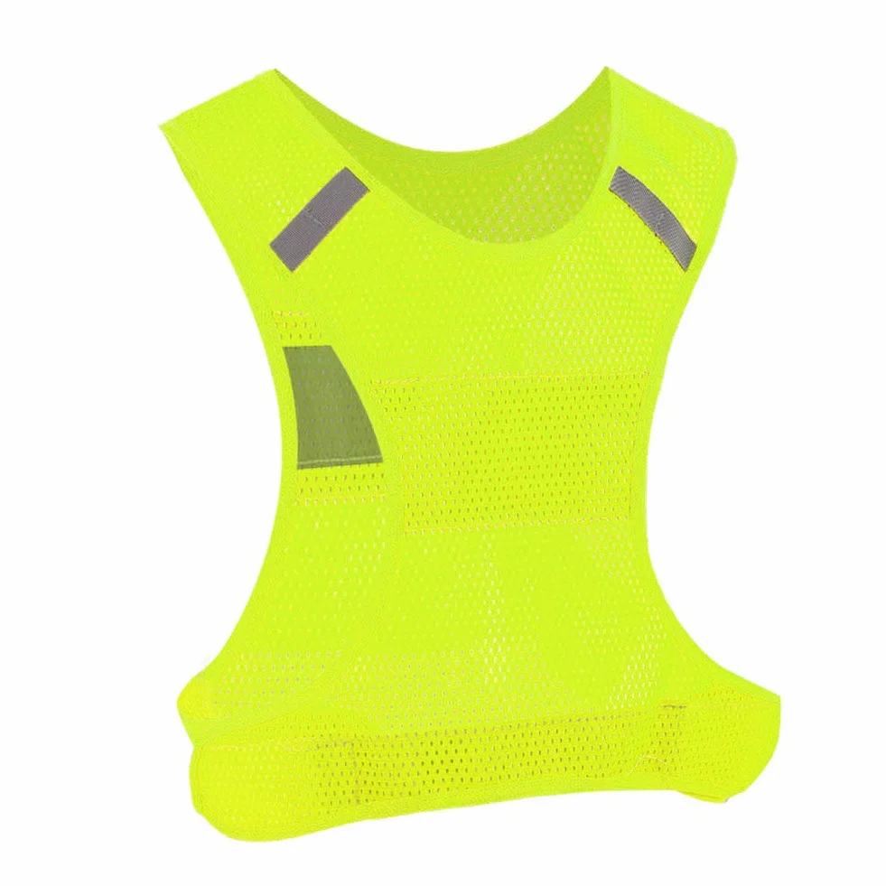 Kamizelka Odblaskowa do Biegania 200 M Fluorescencyjny Żółty XL