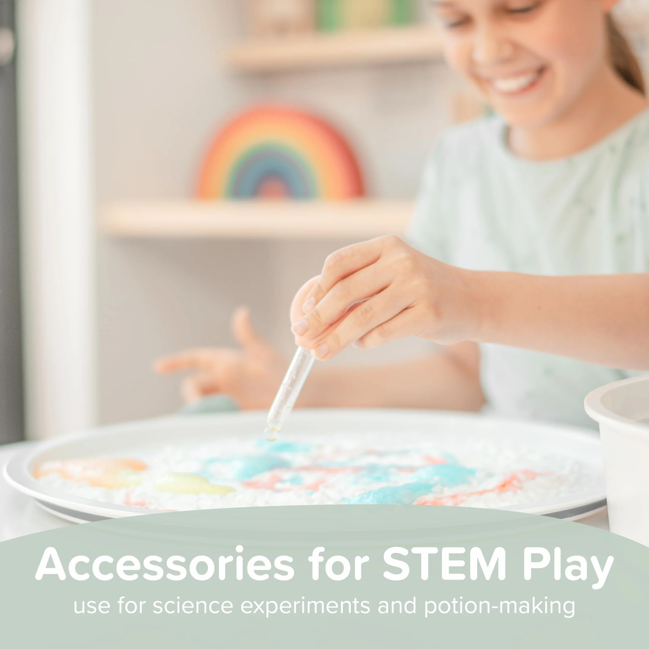 Inspire My Play 6 x pastelowe pipety dla dzieci, zakraplacz do pipet – zabawki sensoryczne i akcesoria do zabawy
