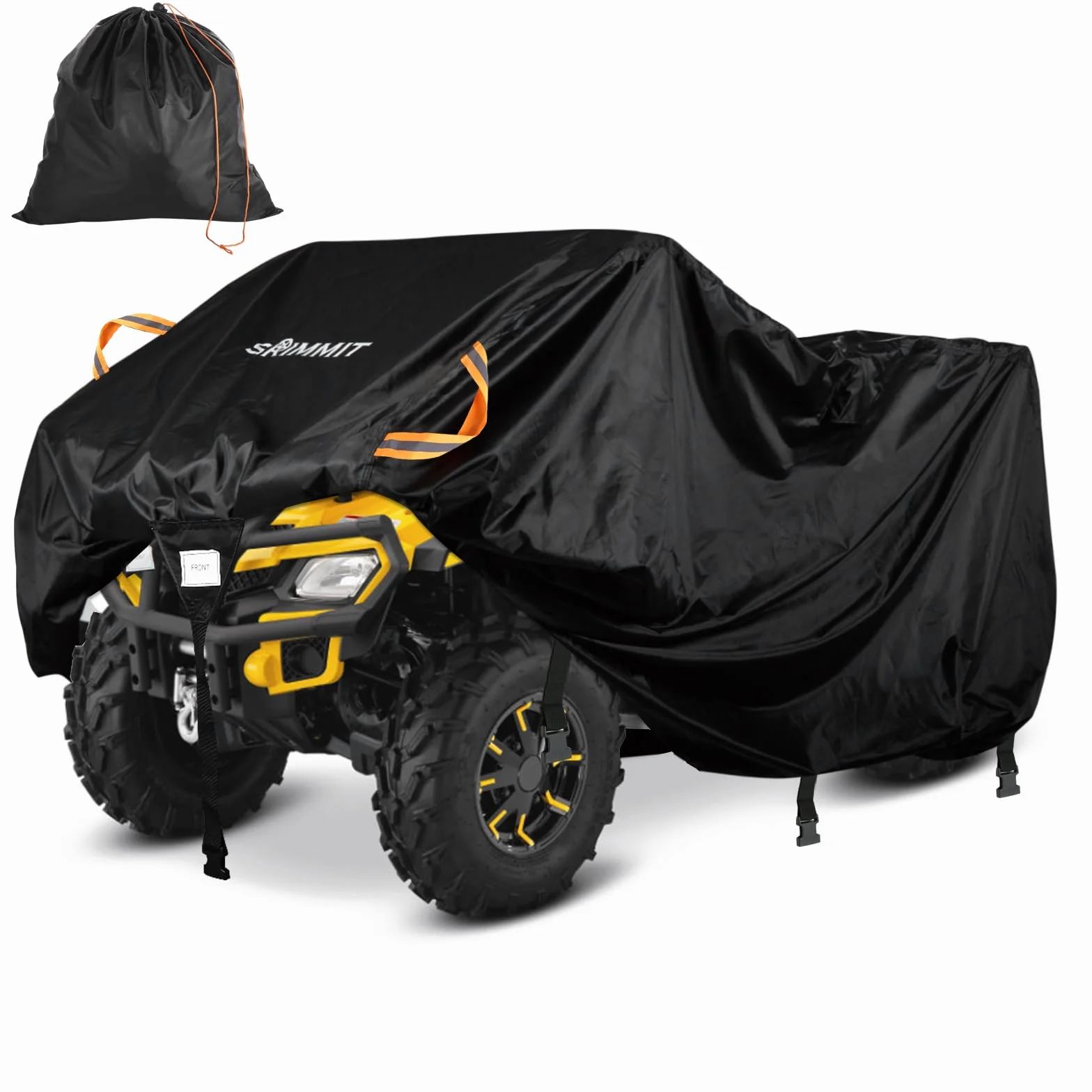 Ulepszona osłona ATV, wytrzymała osłona na 4 koła, wodoodporna, na zewnątrz, na quada, na każdą pogodę, pasuje do Kawasaki, Honda,Polaris,Yamaha, arktycznego kota i innych akcesoriów do（256X109X119CM）