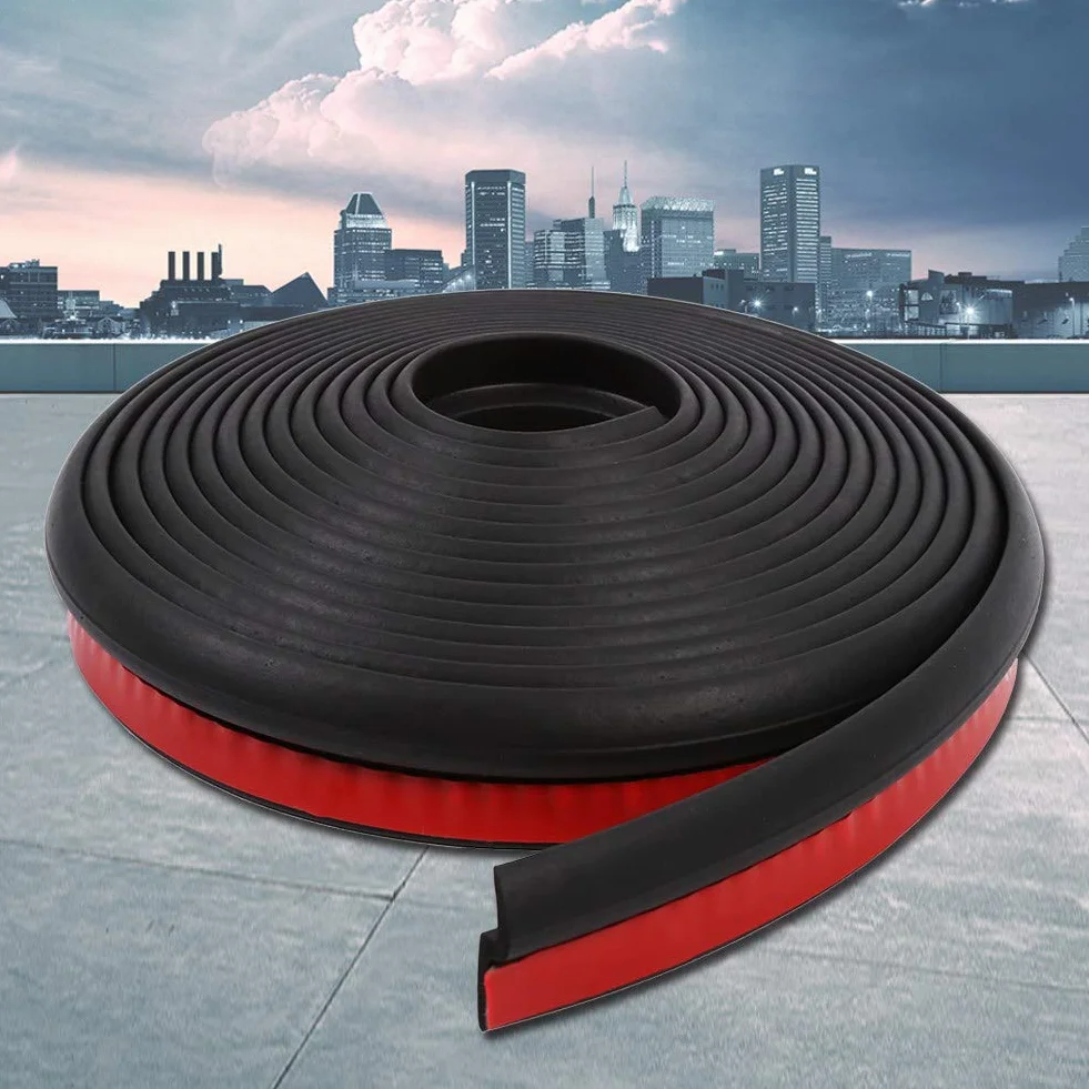 Uszczelka gumowa samochodowa Akozon Universal Car Truck Motor Window Door Rubber Seal Hollow Weather Strip Z Kształt 4M