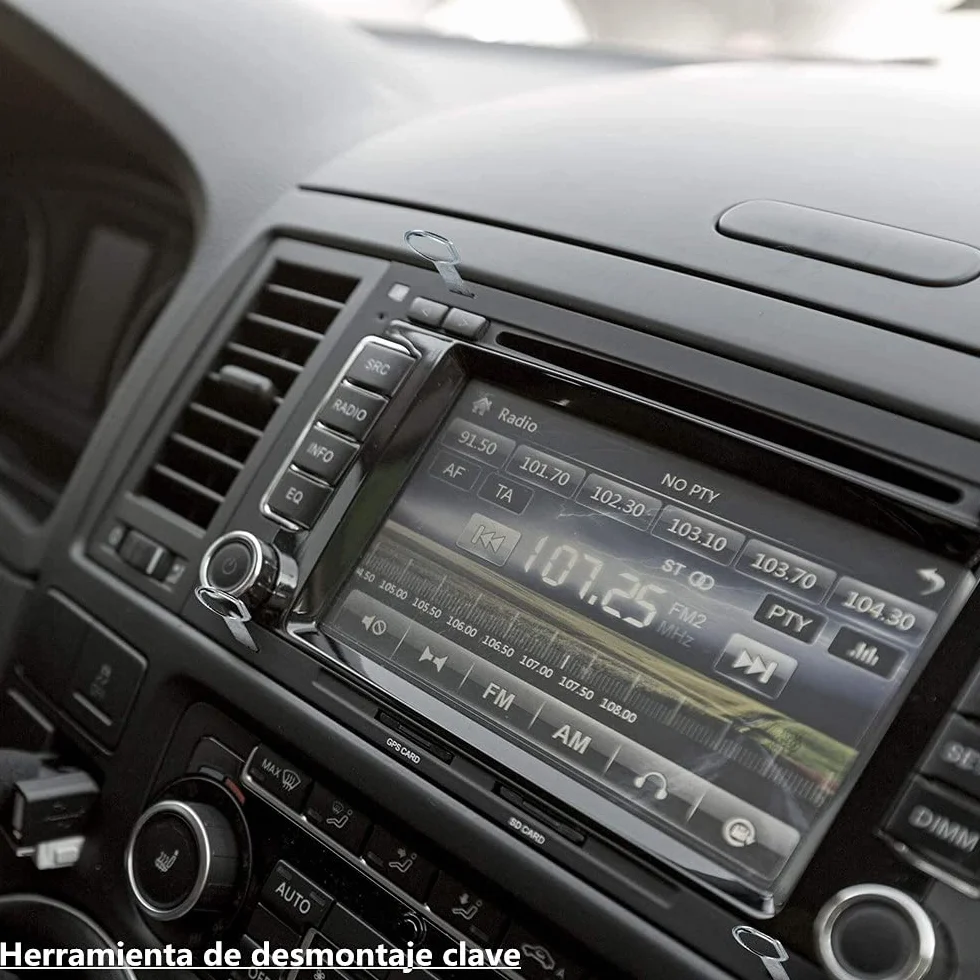 Klucz do usuwania radia samochodowego DIN 4 sztuki uniwersalne do CD Player