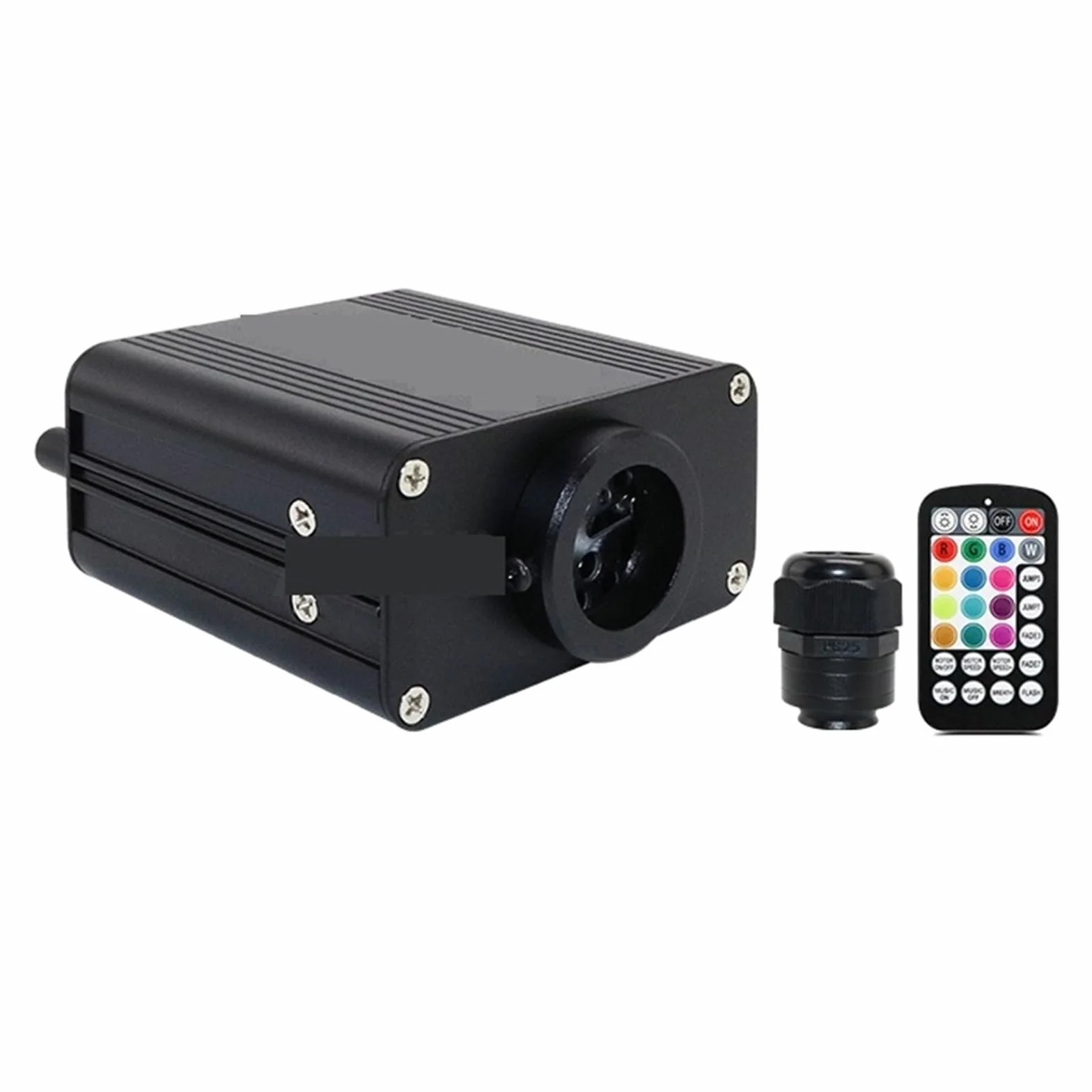 16W Twinkle RGBW Samochód Starry Sky Light Inteligentny Kontroler Muzyczny Na Dach Samochodowy Gwiazda Sufit Auto Wnętrze Samochodu Led Lampy Światłowodowe(Only Light NO fibers)