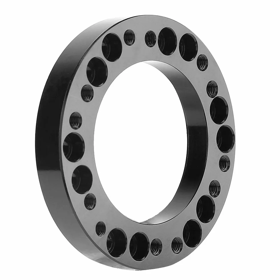Steering Wheel Spacer, Universal 12.5mm Universal Car Steering Wheel Hub Hub Racing Spacer Pad Adapter Kit