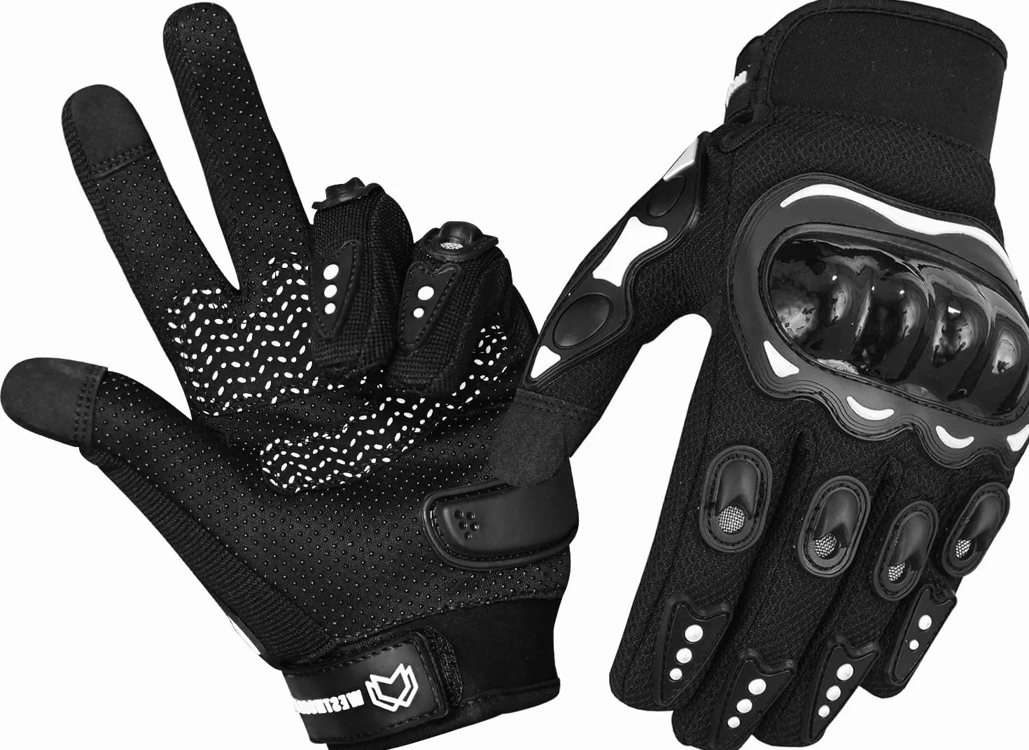 WESTWOOD FOX Rękawice motocyklowe dla mężczyzn i kobiet, rękawice motocyklowe z pełnym palcem do BMX, MX, ATV, MTB, jeździectwa, polowania, wspinaczki i sportów na świeżym powietrzu