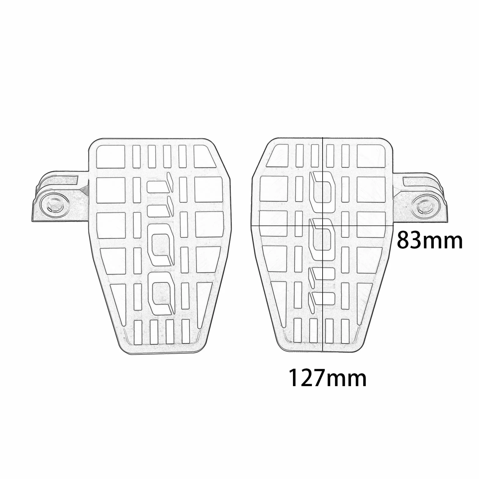 Podnóżki Rider Szerokie Do Honda Rebel 1100 CMX1100/DCT 2021-2025