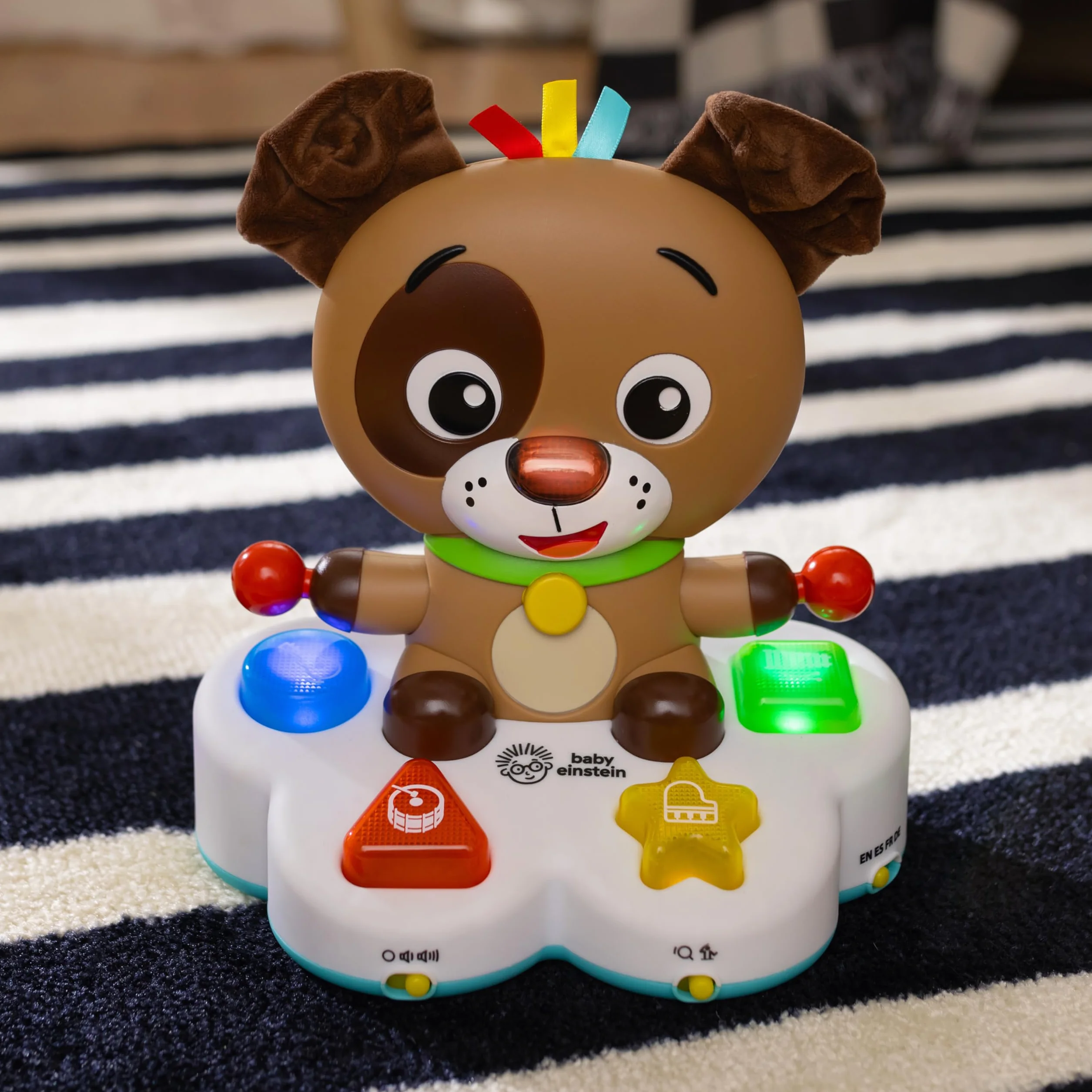 Baby Einstein, Drum & Learn Dean zabawka muzyczna dla dzieci od 6 miesięcy