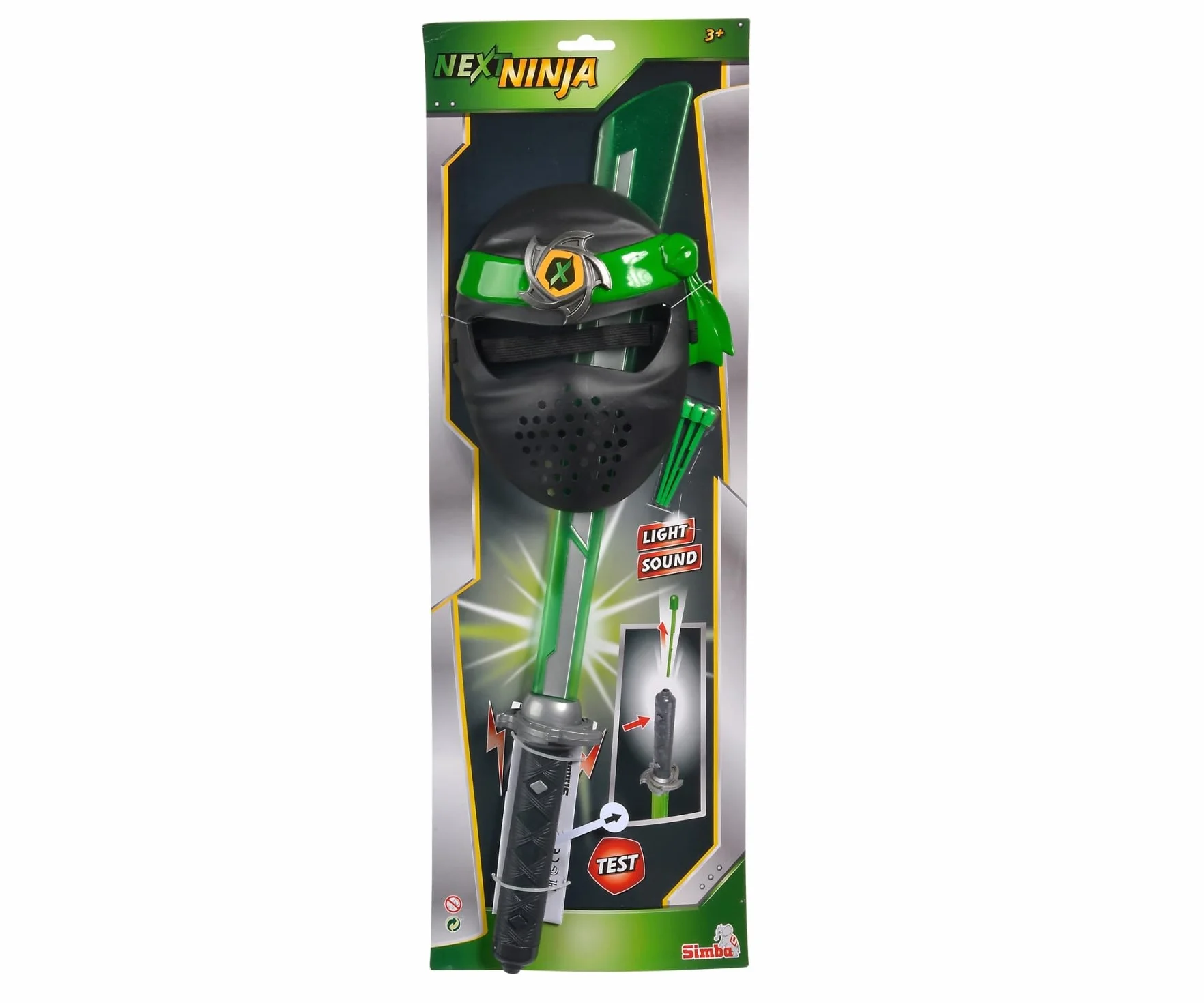 Next Ninja Schwert und Maske, grün