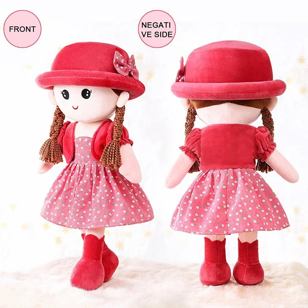 Dziewczyna Szmaciana Lalka Miękka Wypchana Pluszowa Lalka Zabawka Śliczna Księżniczka Ragdoll Zabawka Dekoracja Pokoju Kolor i Wypełnienie Sa Girl Rag Doll Wypchana Pluszowa Księżniczki