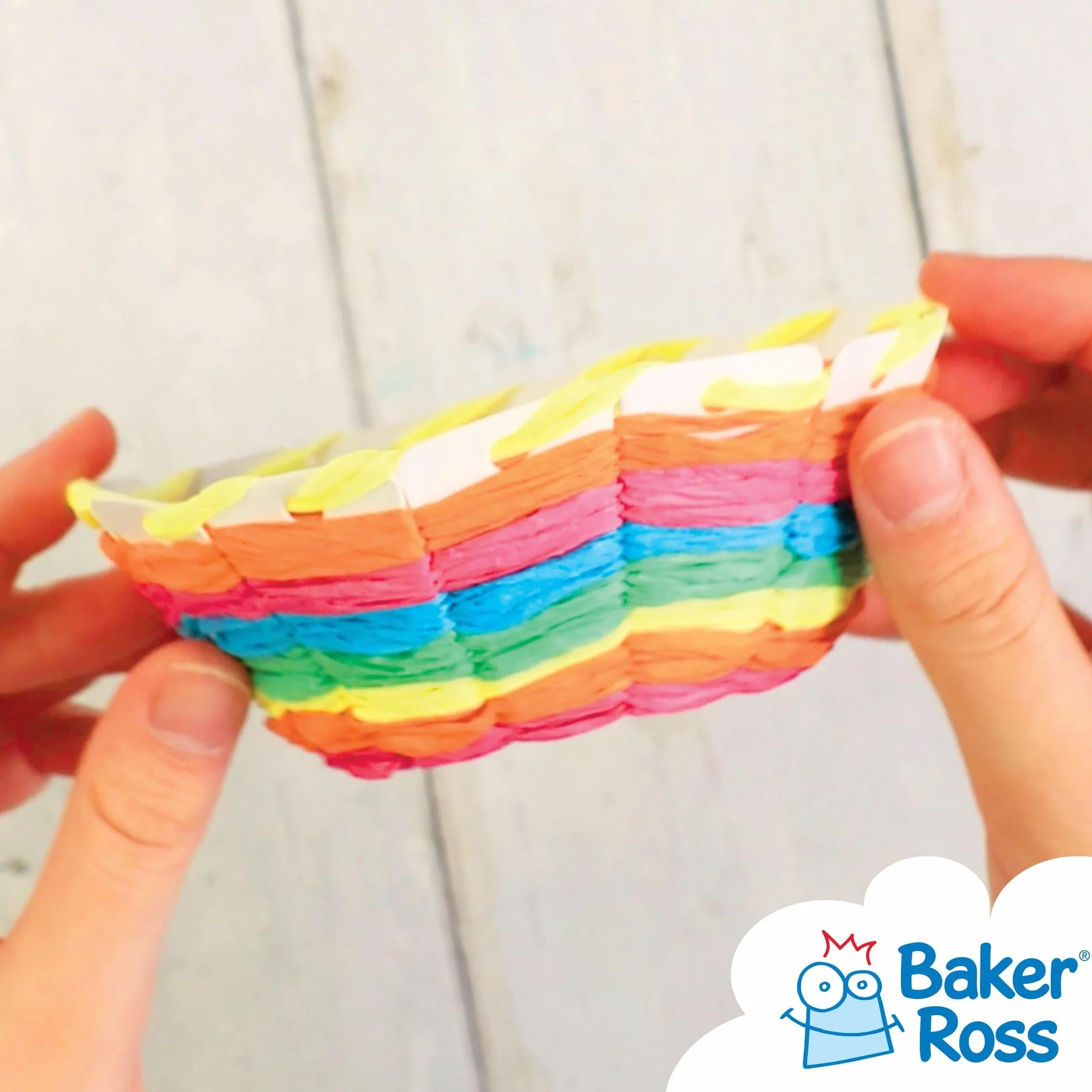 Baker Ross Zestaw splotów, różne kolory, 10 cm, plastik, zestaw 4 szt