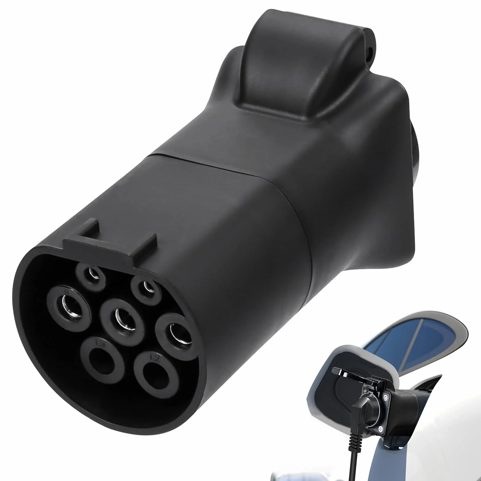 VOBOR Adapter V2L do EV Typ 2 do Schuko 3,5 KW 16A 220V pojazd ładunkowy, kompatybilny z MG4, MG5, MG ZS, woda i kurz (zawiera żelazo)