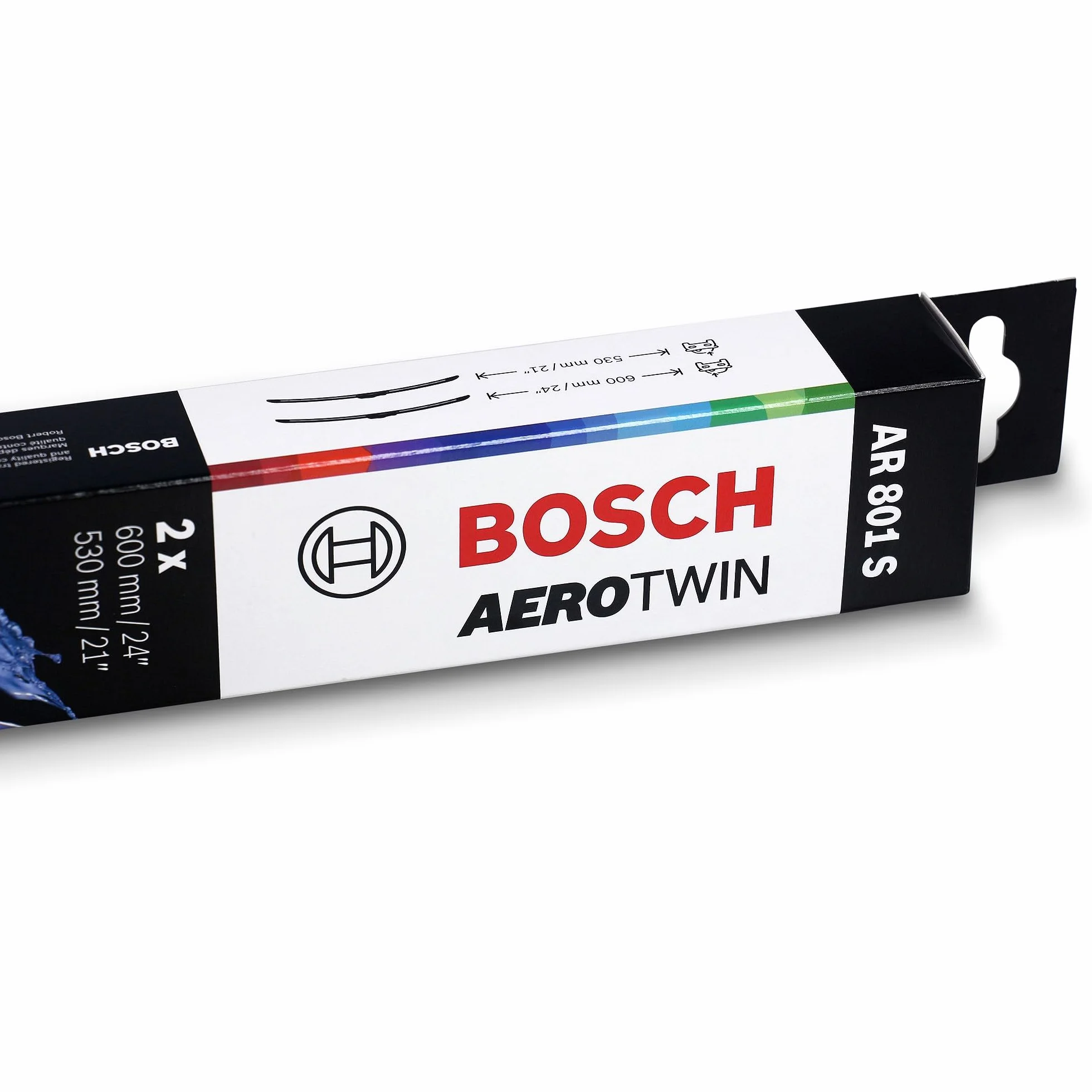 Bosch Pióro Wycieraczki 600 mm 530 mm Czarny