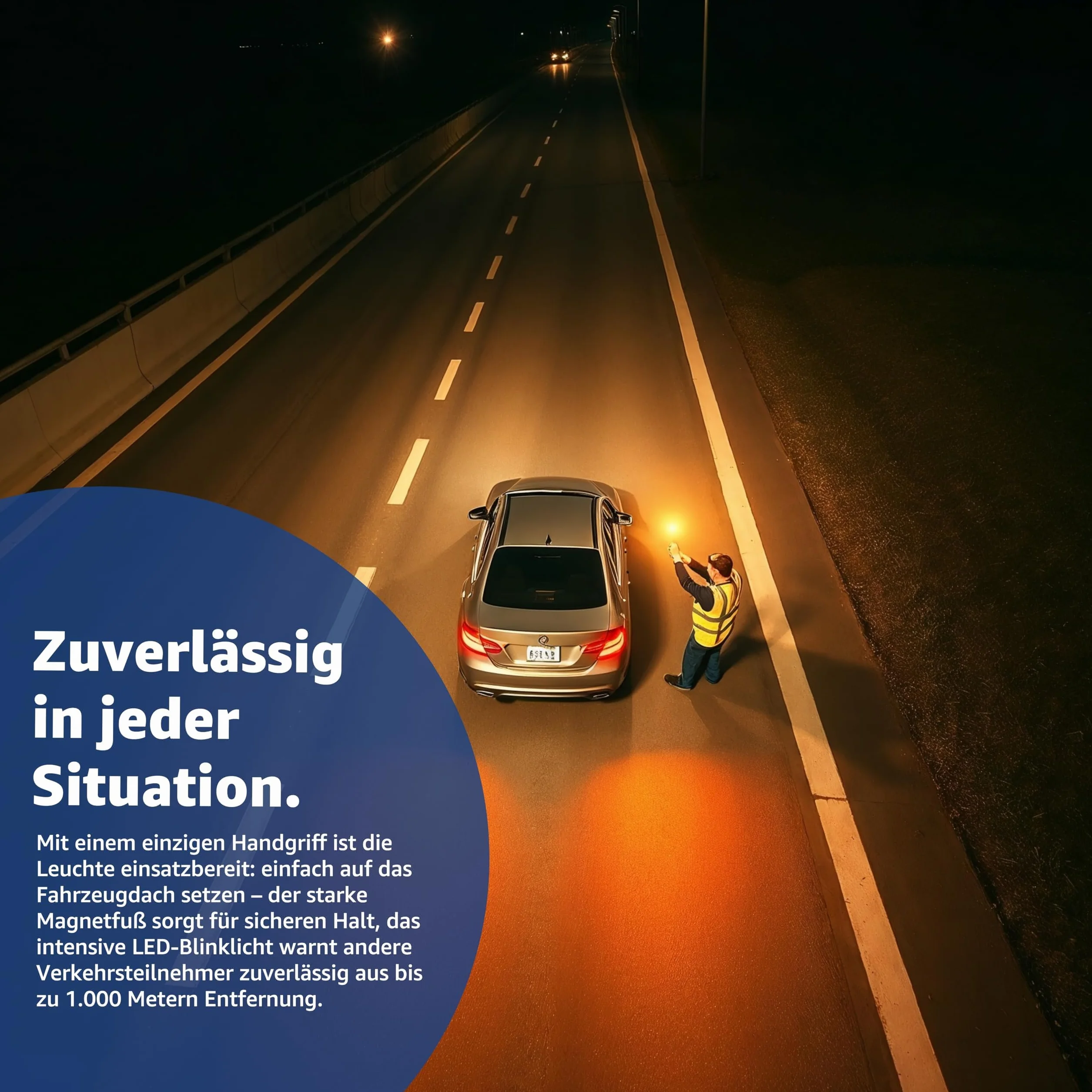 Lampa ostrzegawcza V16 Trójkąt ostrzegawczy 2026 Certyfikat UE IDADA