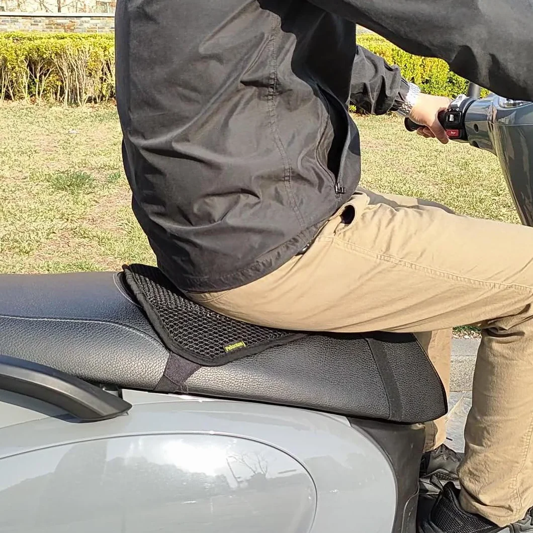 Pokrowce na Siedzenia Skuter Oddychająca Siatkowa Poduszka Antypoślizgowy Ochraniacz Siodła Motoroweru Lato