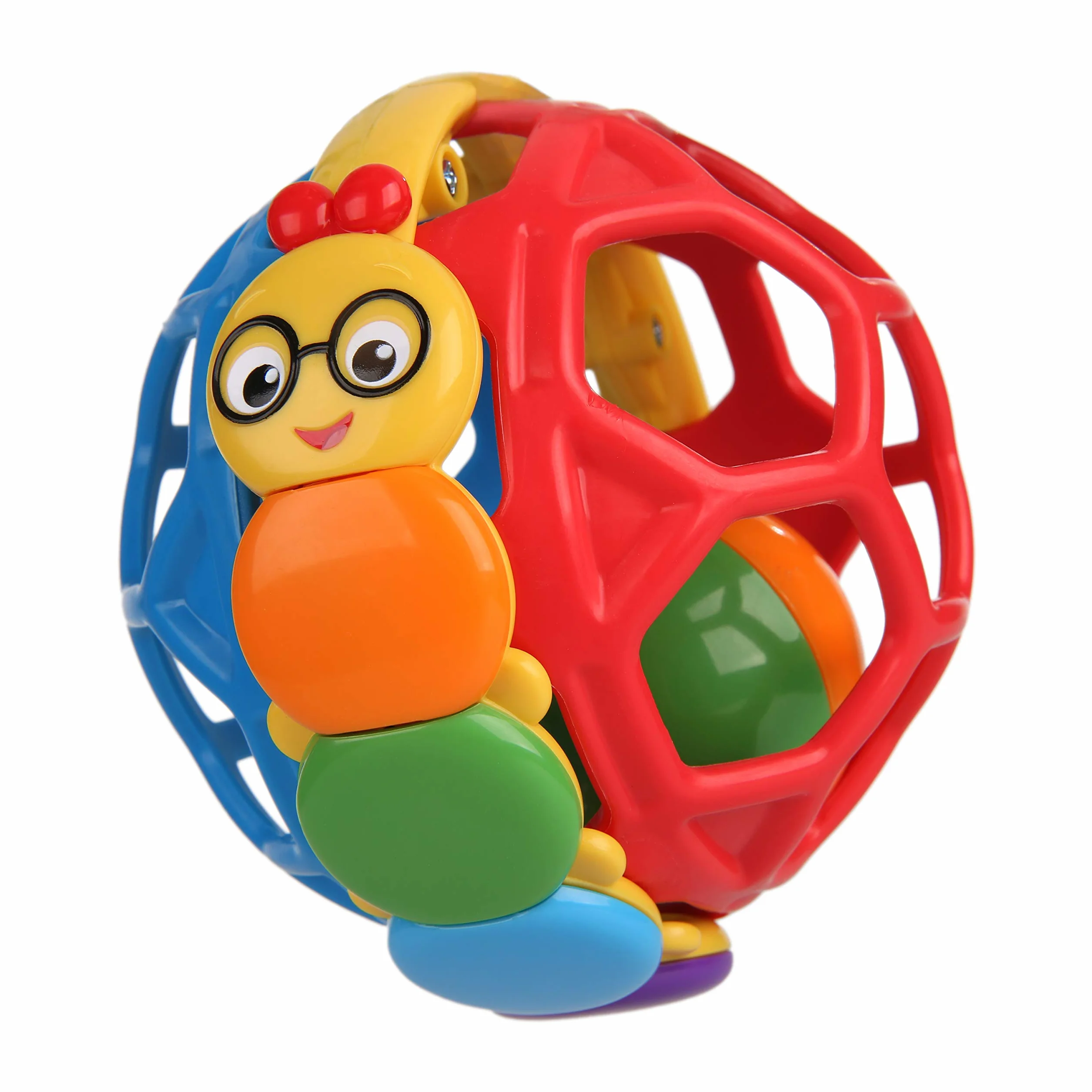 Baby Einstein Bendy Ball Easy Grasp Oball grzechotka bez BPA, dla dzieci w wieku od 3 miesięcy
