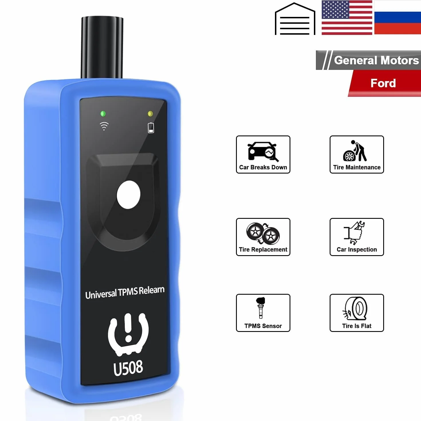 OBDResource Uniwersalne narzędzie TPMS Relearn do Mercedes Benz, Opel, GM, Ford Czujnik ciśnienia w oponach